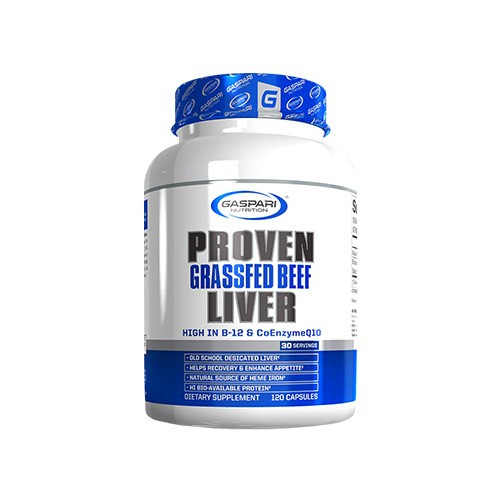 GASPARI NUTRITION Proven Grassfed Beef Liver - 120caps