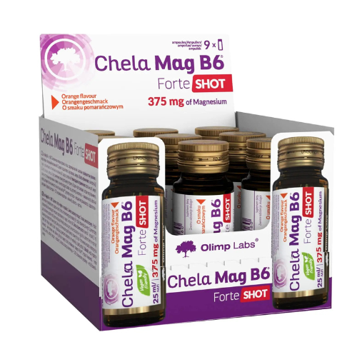 OLIMP - Chela-Mag B6 Forte Shot - 9x 25ml - Pomeranč pol_pl_OLIMP-Chela-Mag-B6-Forte-Shot-9x-25ml-Orange-43205_1