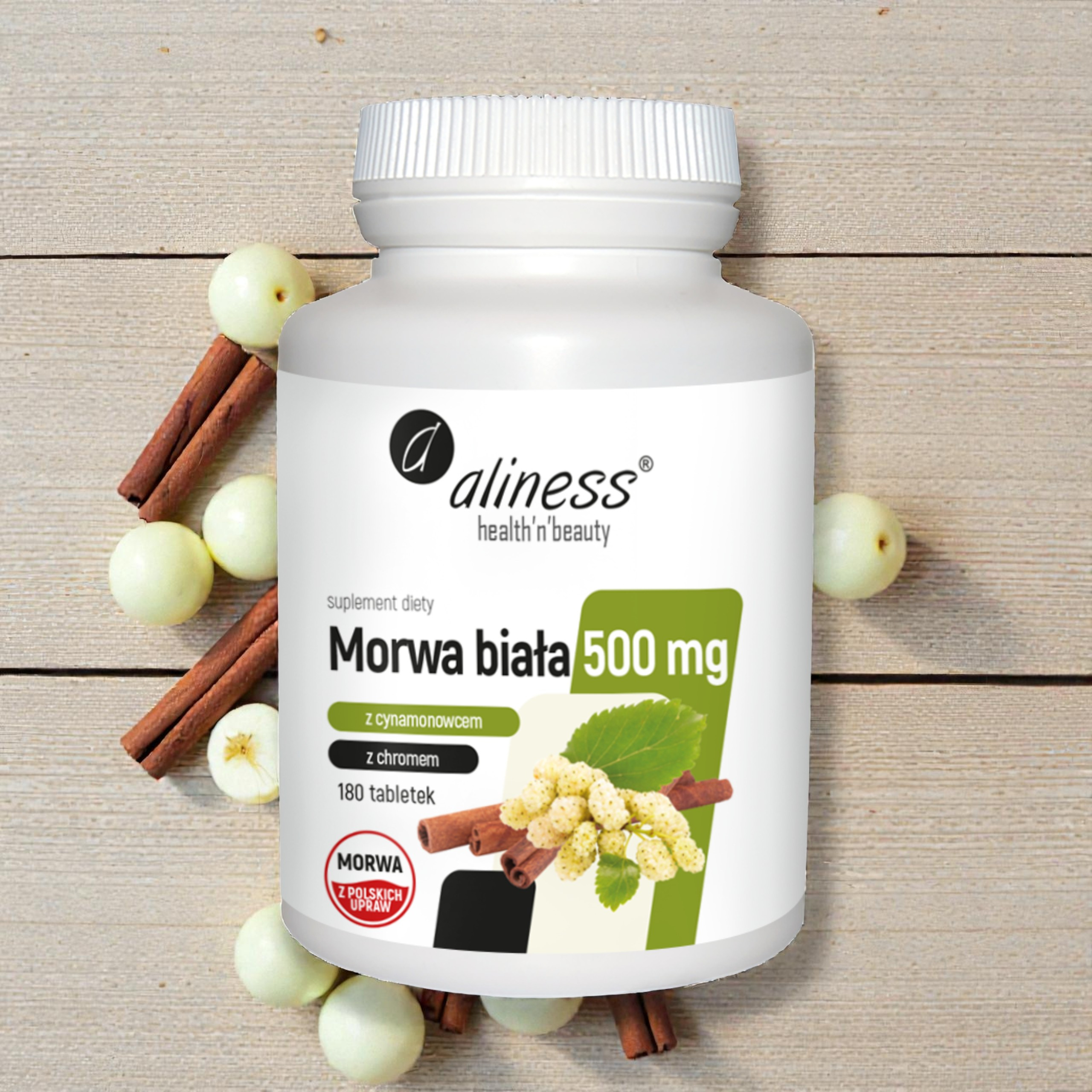 ALINESS - Moruše Bílá 500mg - 180tabs.
