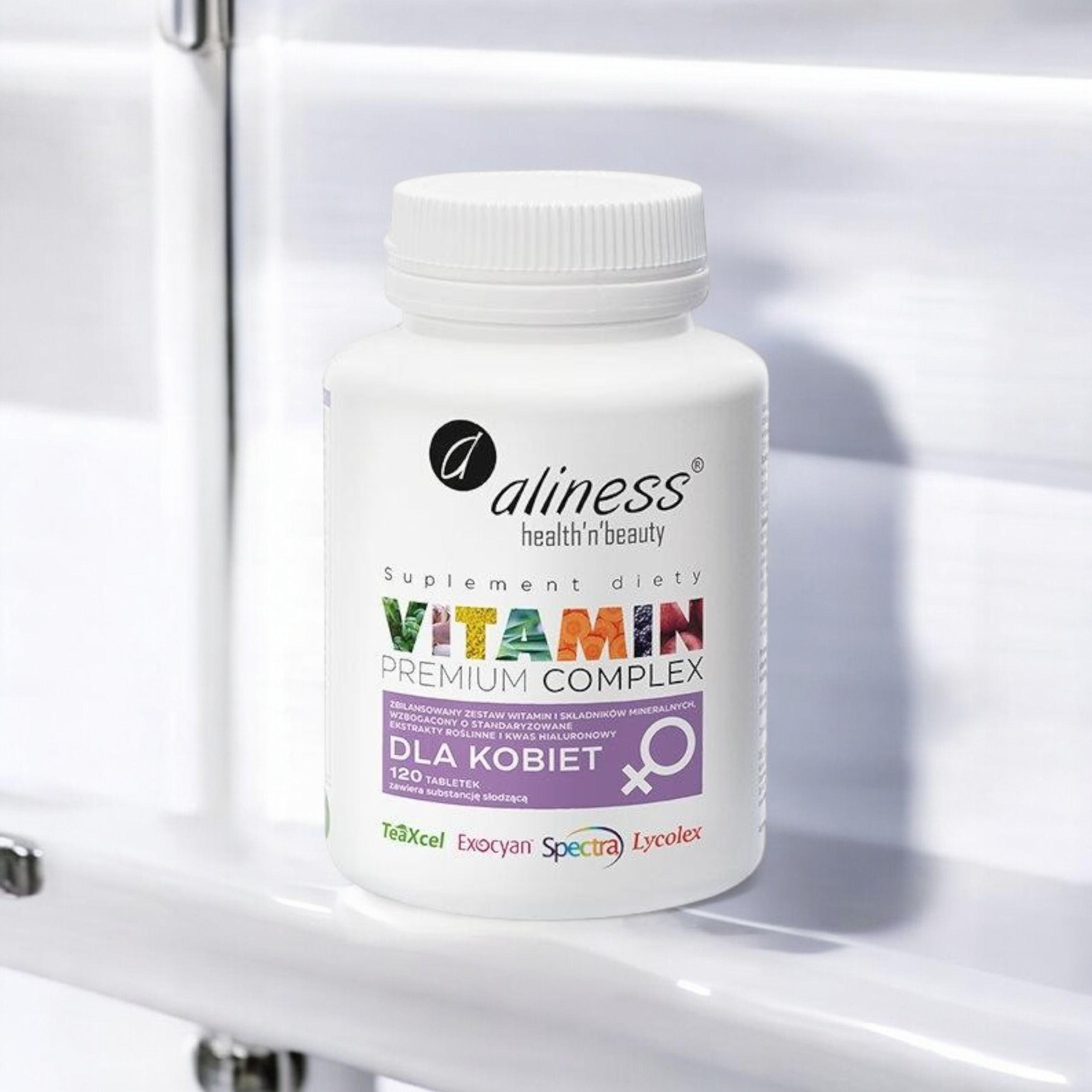 ALINESS - Premium Vitaminový Komplex pro Ženy - 120 tbl.