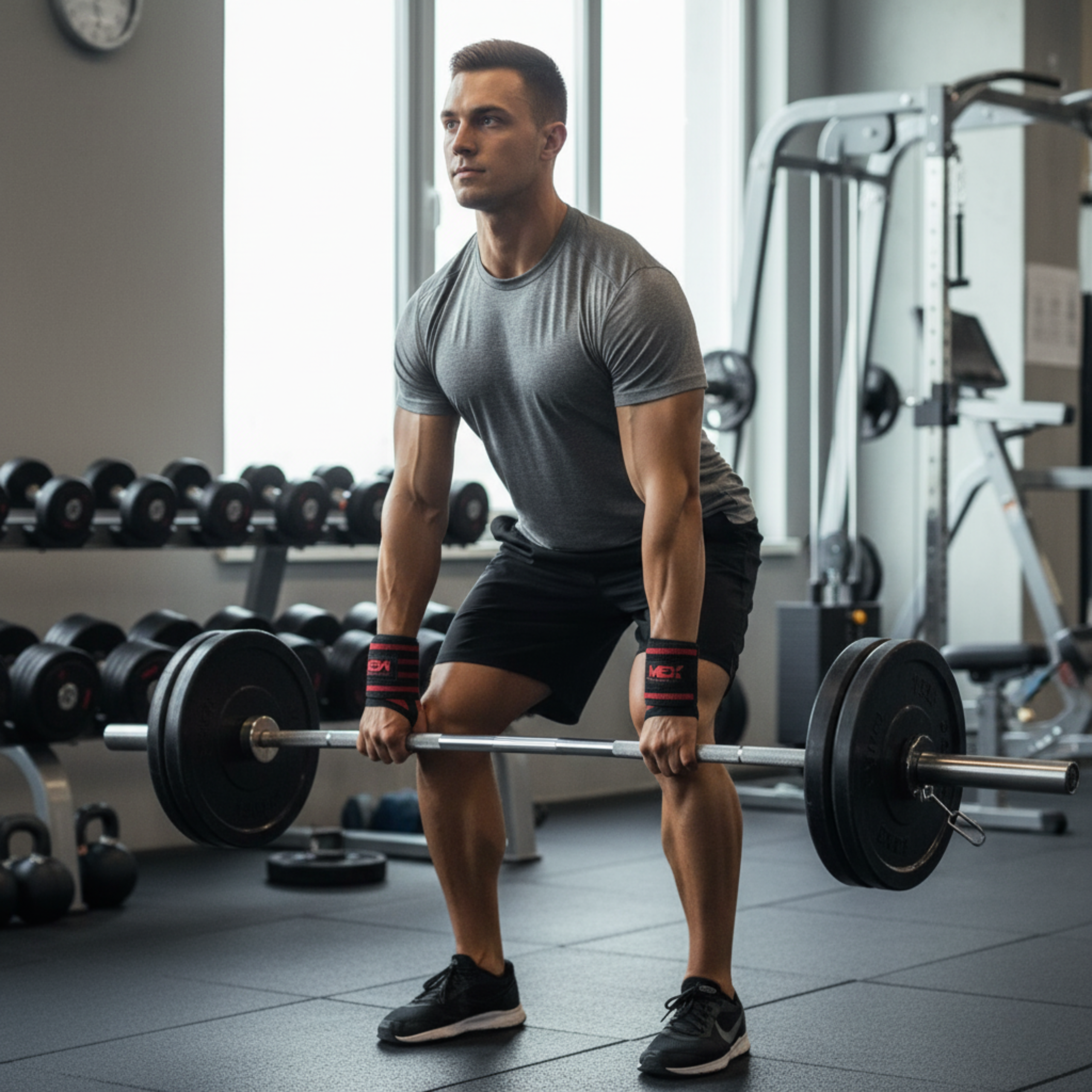 MEX SPORT - Wrist Wraps Mex - červená