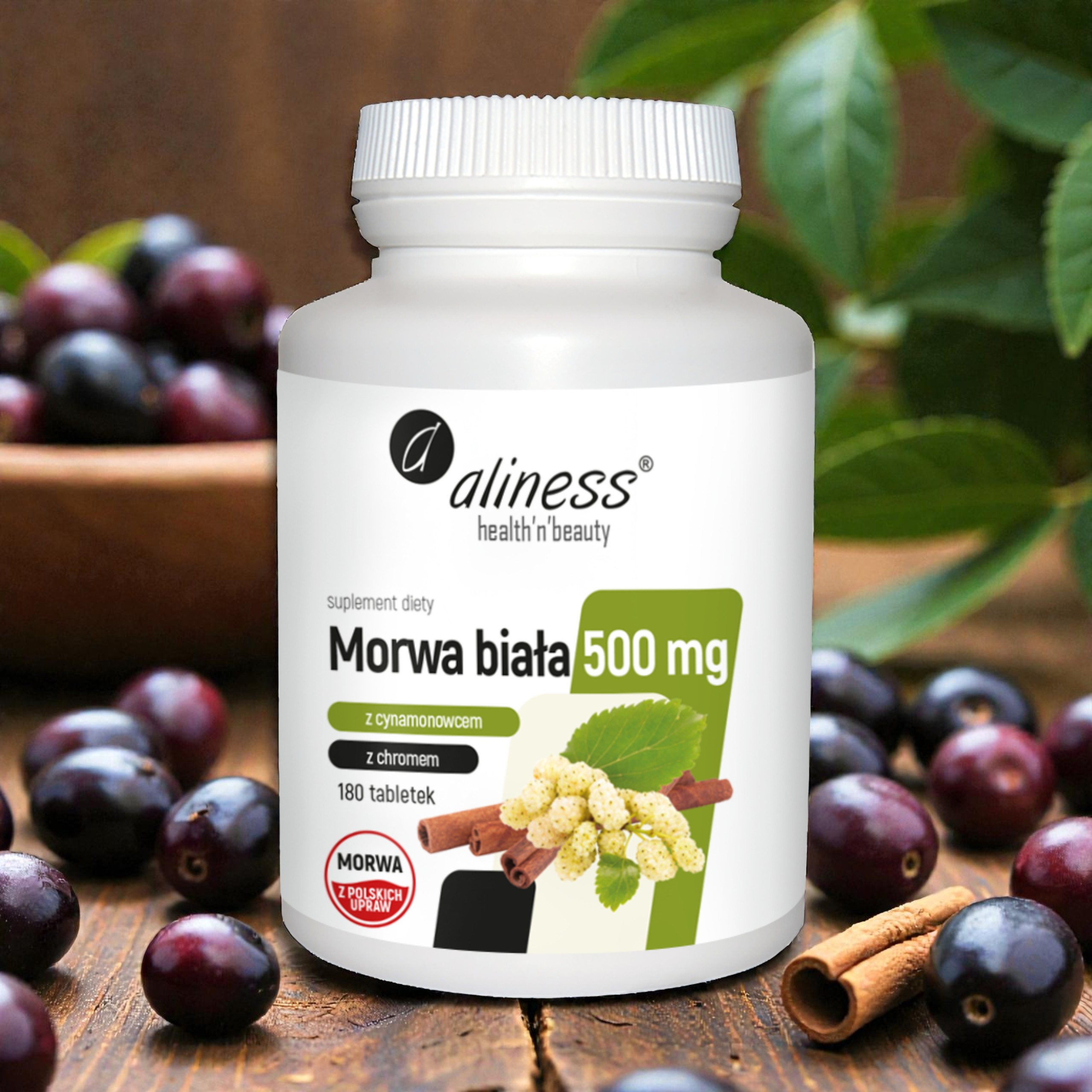 ALINESS - Moruše Bílá 500mg - 180tabs.