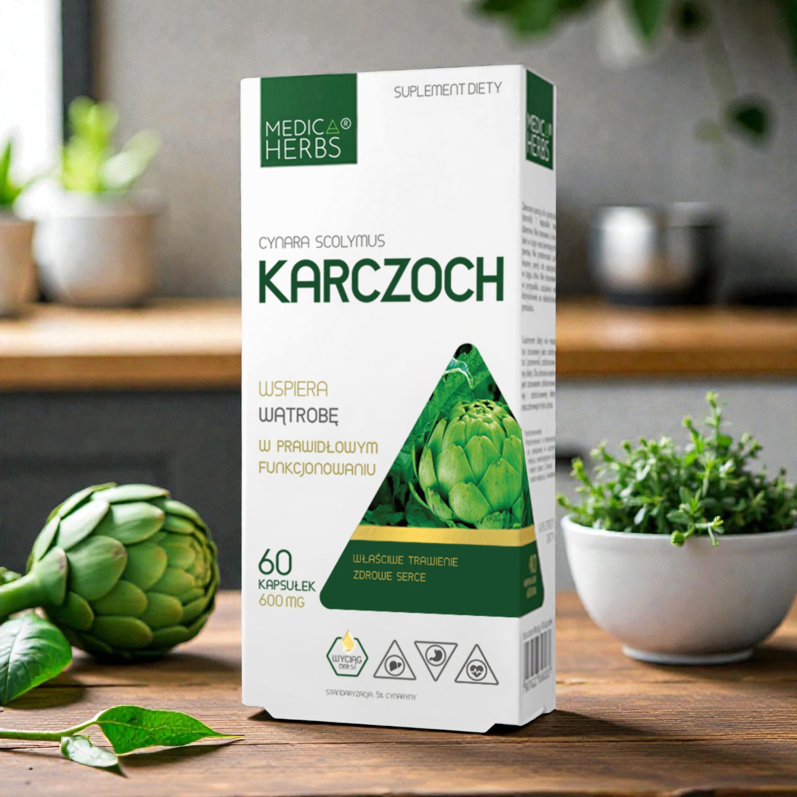 MEDICA HERBS - Artyčok 600mg - 60tobolek