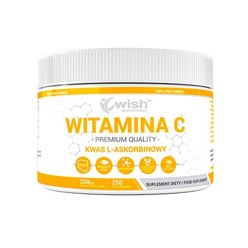 WISH Pharmaceutical Vitamin C 1000mg (Kyselina L-askorbová) - 250g