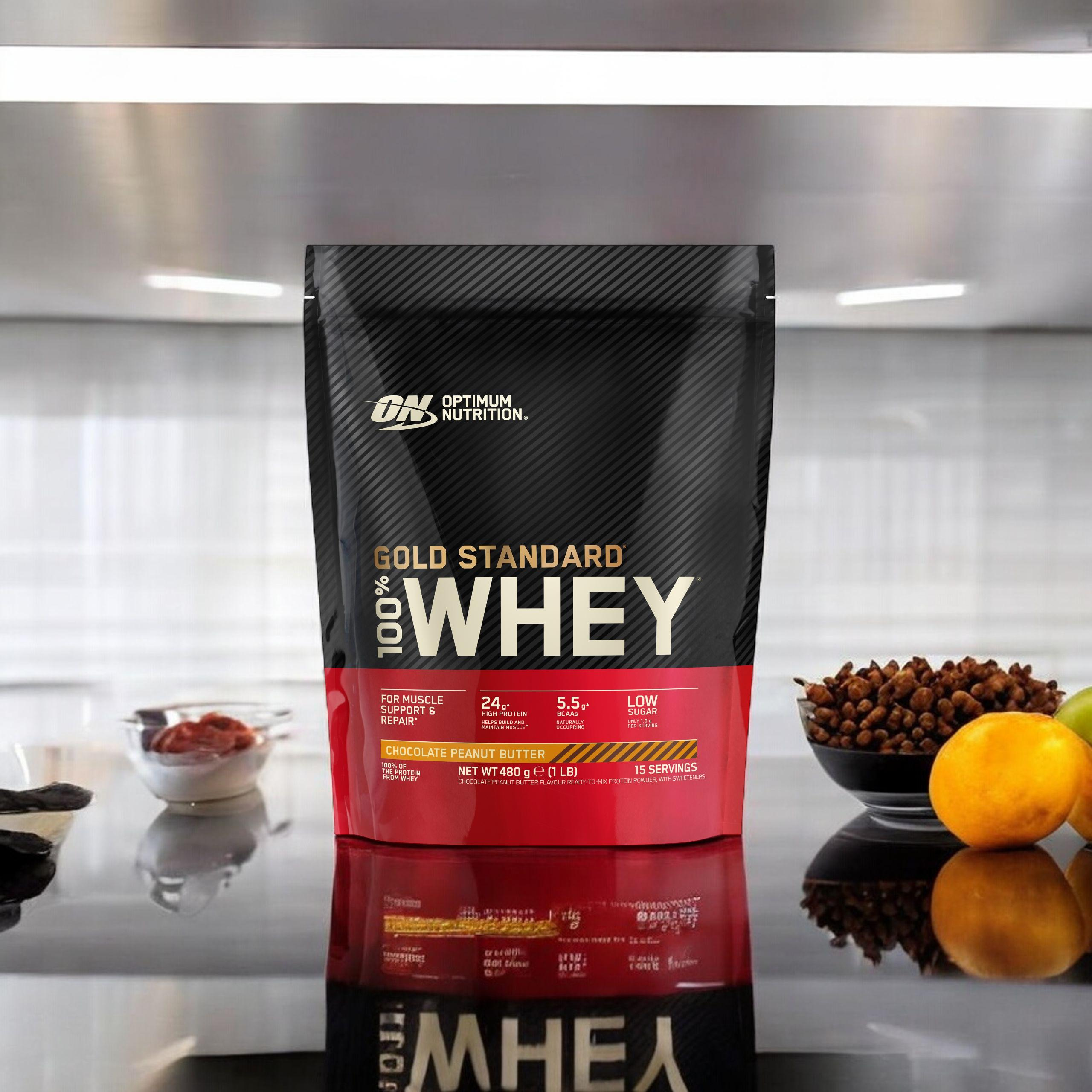 OPTIMUM NUTRITION Whey Gold Standard Bag - 480g