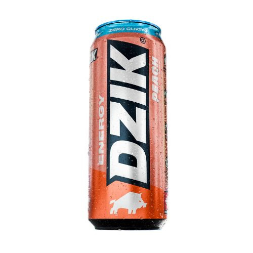 DZIK - Energetický nápoj - 500ml - Broskev