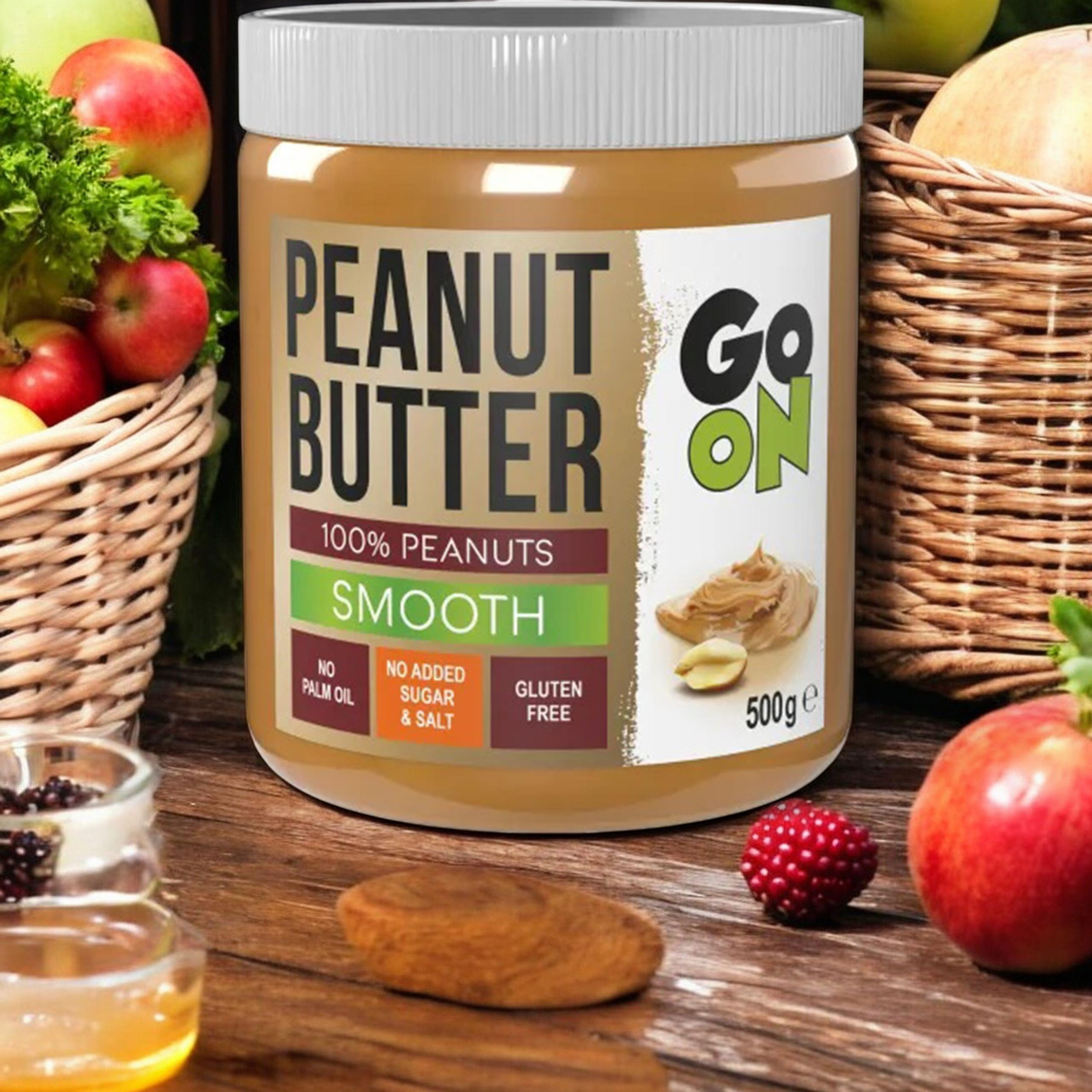 GO ON NUTRITION Peanut Cream - 100% Arašídových Ořechů - 500g