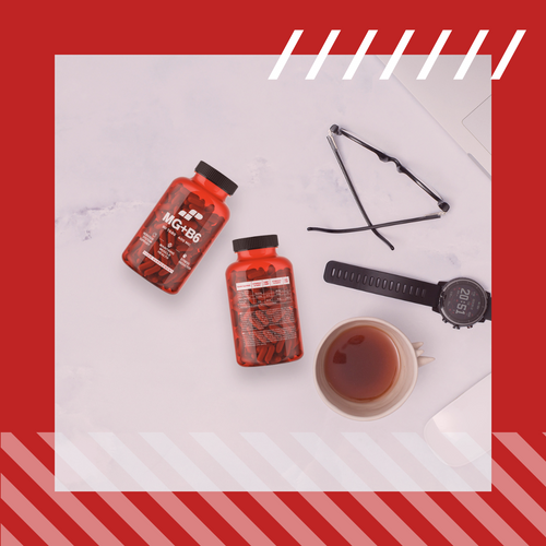 MP NUTRITION Mg + B6 - 90tabs - Hořčík + Vitamín B6