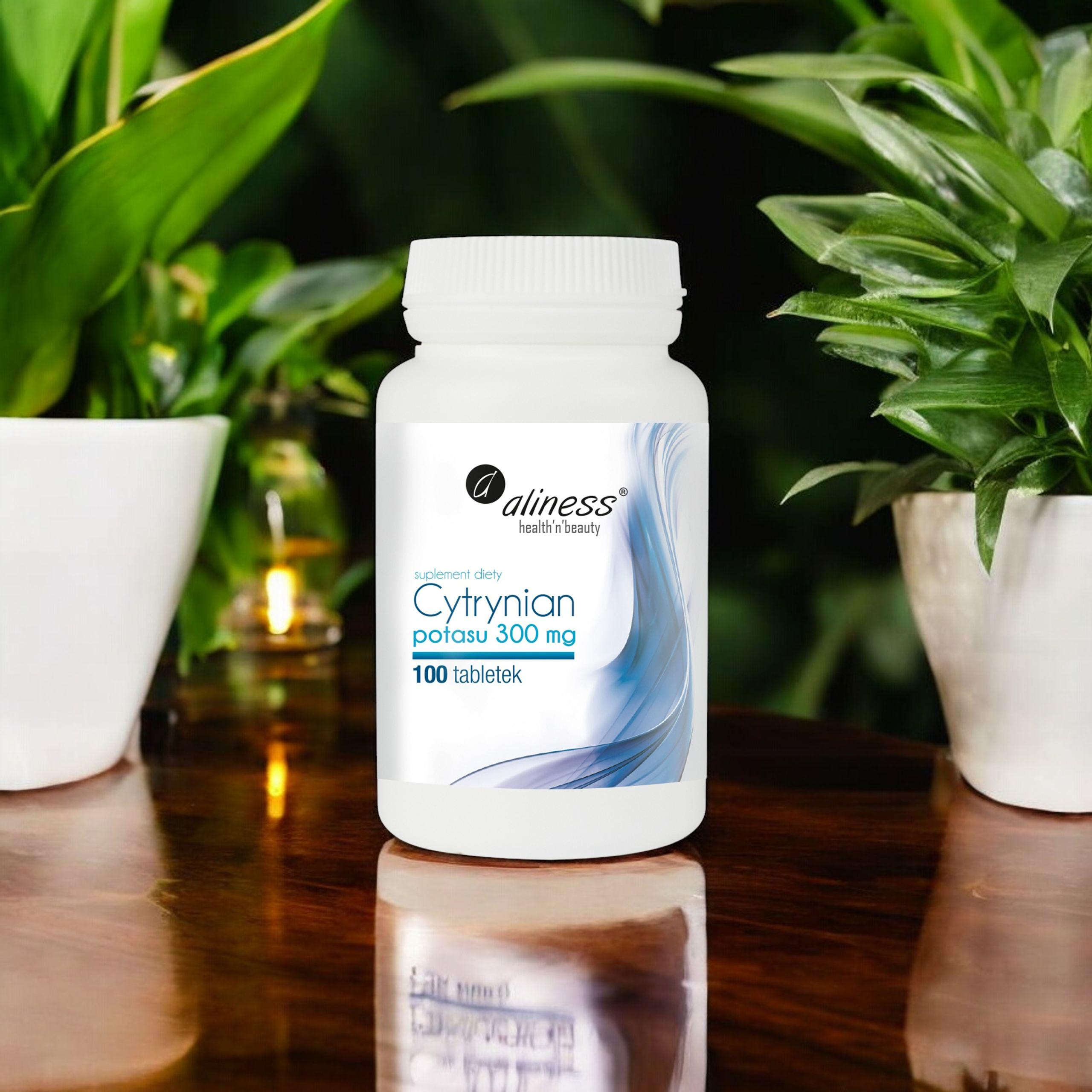 ALINESS - Cytrynian Potasu 300mg - 100vtabs.