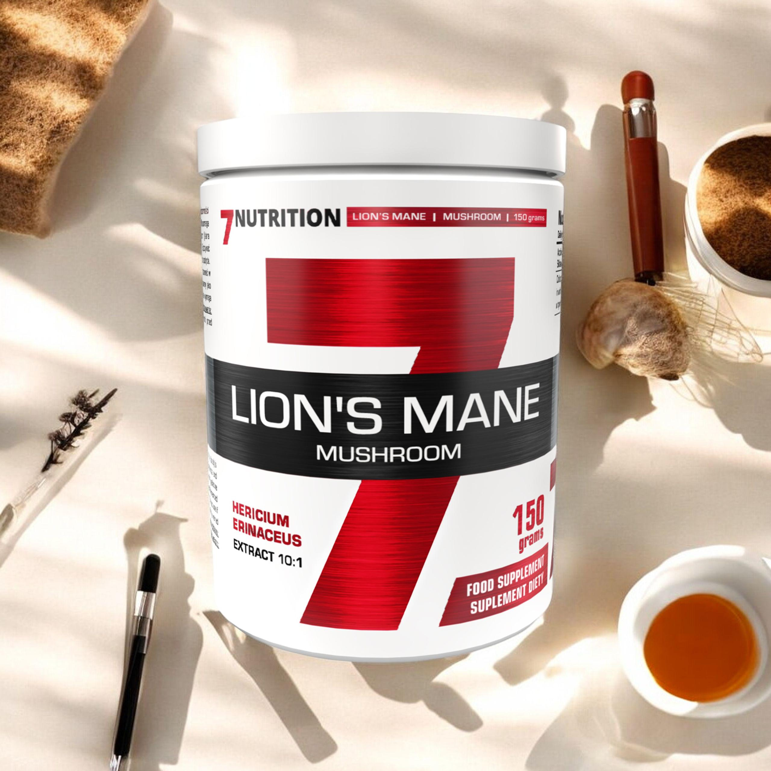 7 NUTRITION Mushroom Lion's Mane - 150g - Korálovec ježatý