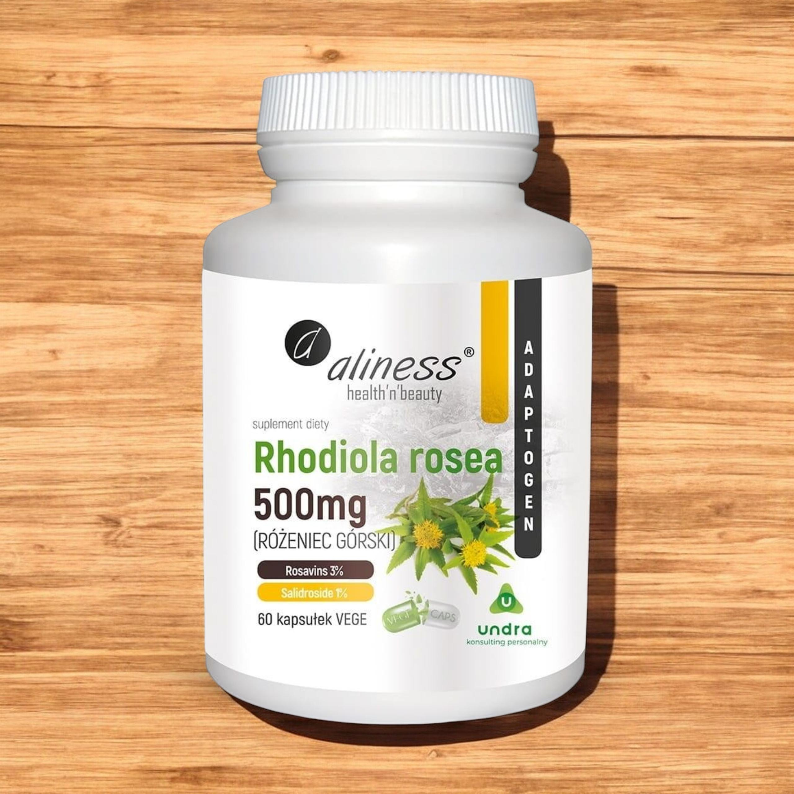ALINESS - Rhodiola Rosea 500mg - 60veg.kaps.