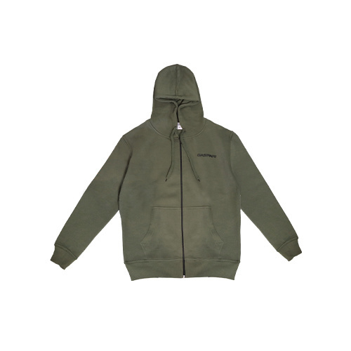 GASPARI NUTRITION Zipped Hoodie - Khaki - Mikina s kapucí na zip