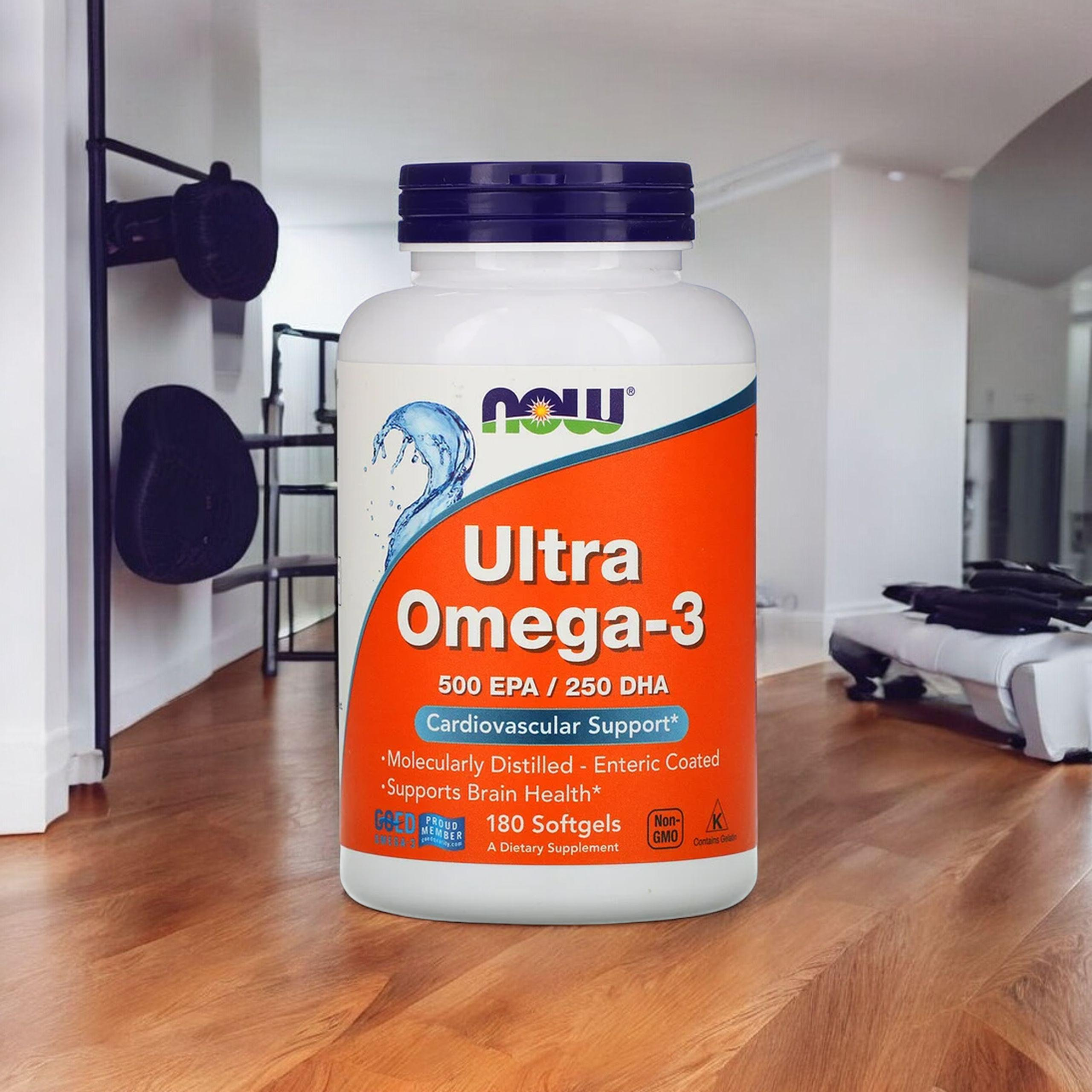 NOW Ultra Omega 3 - 500 EPA / 250 DHA - 180softgels