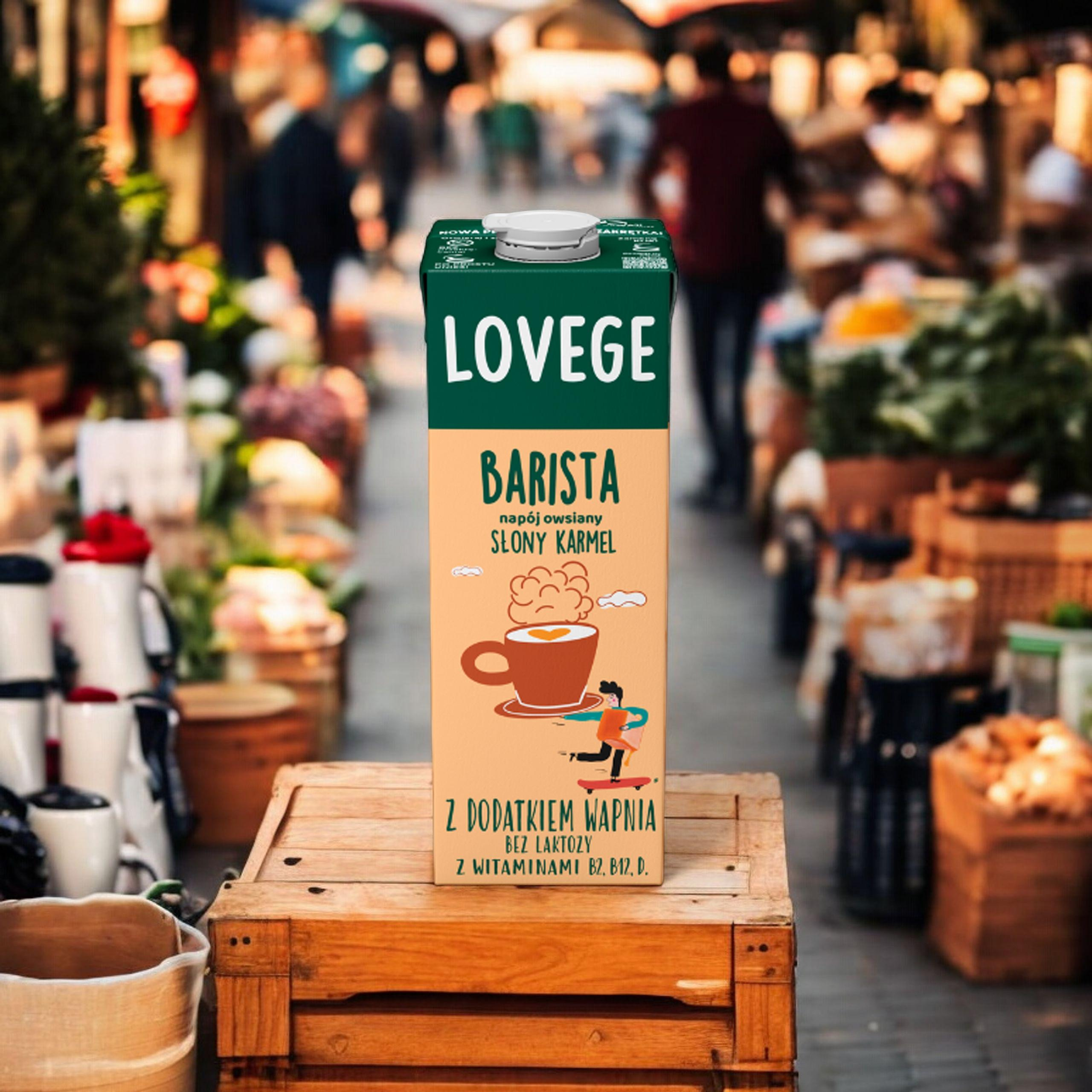 SANTE - Nápoj Lovege Ovesný Barista - 330ml - Slaný Karamel