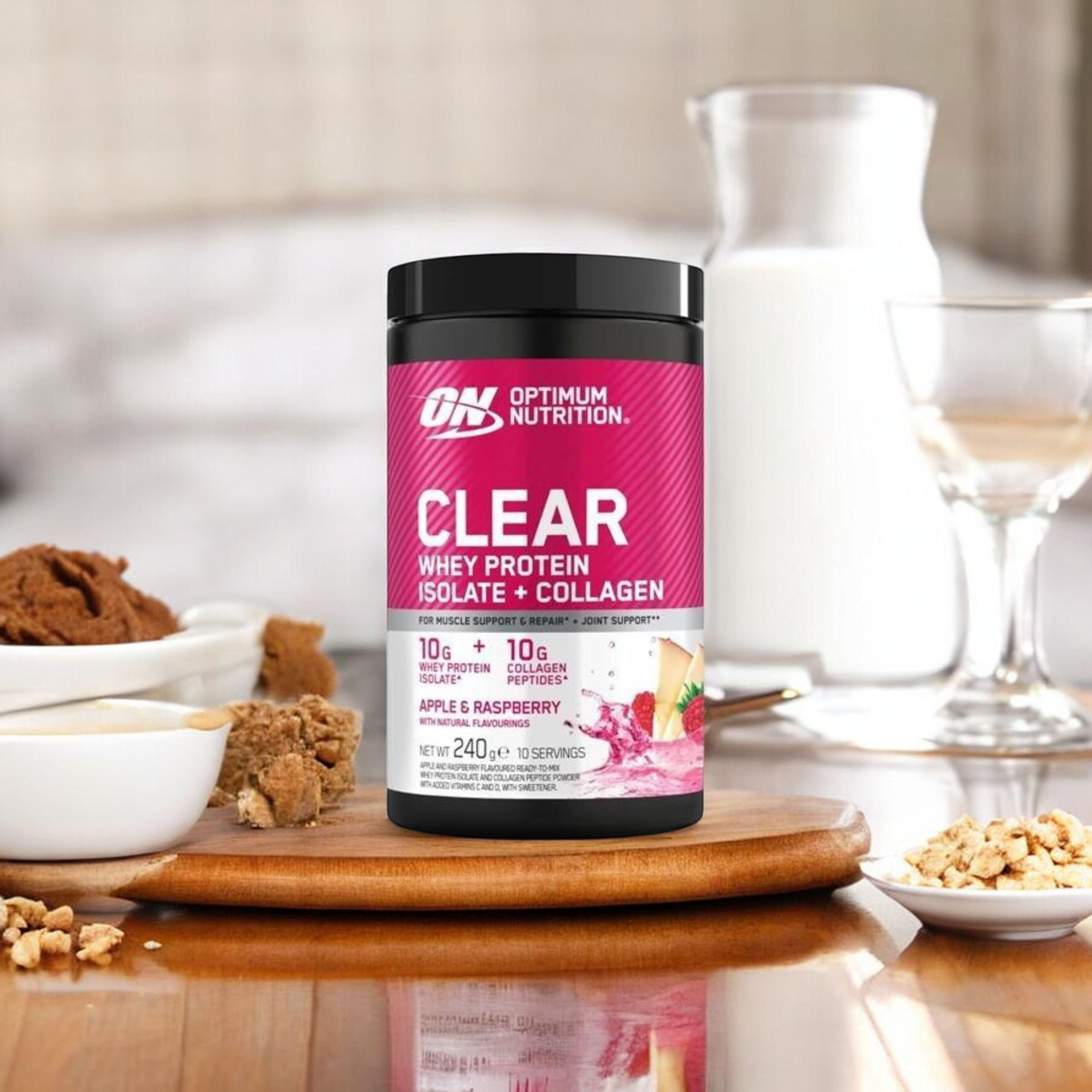 OPTIMUM NUTRITION - Syrovátkový Kolagen - 240g - Jablko Malina