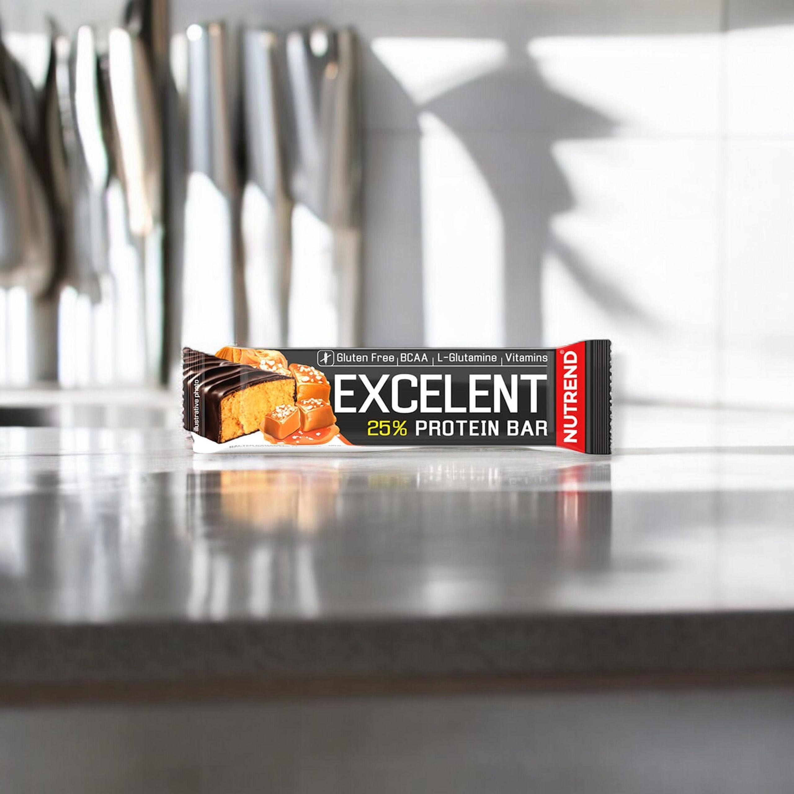 NUTREND Excelent Protein Bar - 85g - Proteinová tyčinka - VÝPRODEJ - 21-03
