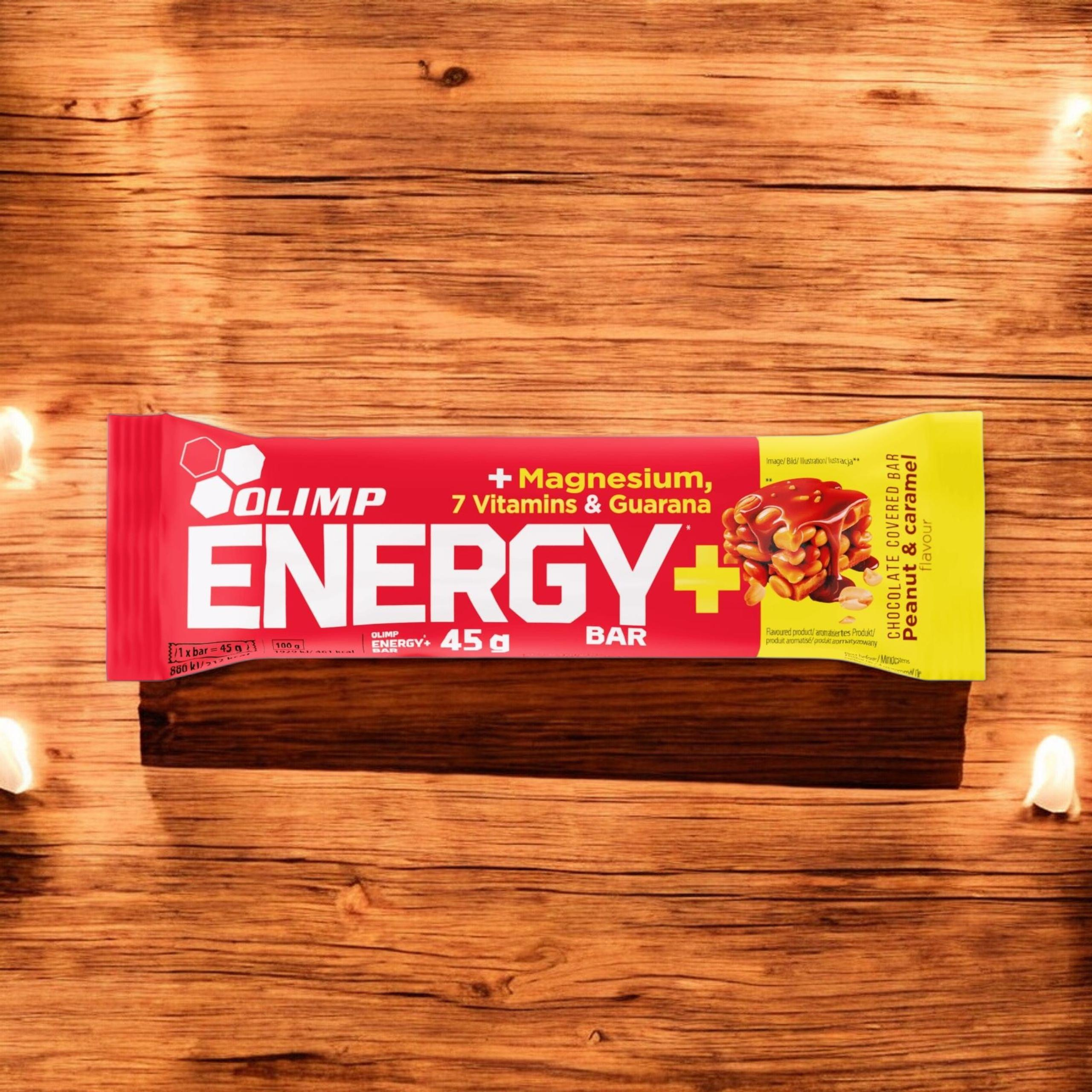 OLIMP - Energy+ tyčinka - 20x 45g - Arašídový karamel