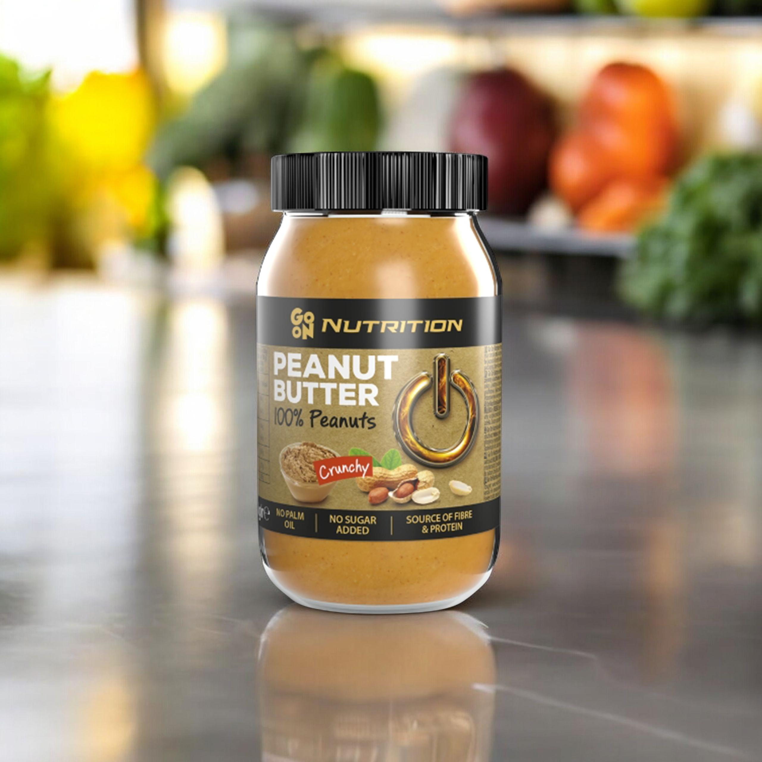 GO ON NUTRITION Peanut Cream 100% Peanuts - 900g - Arašídový krém