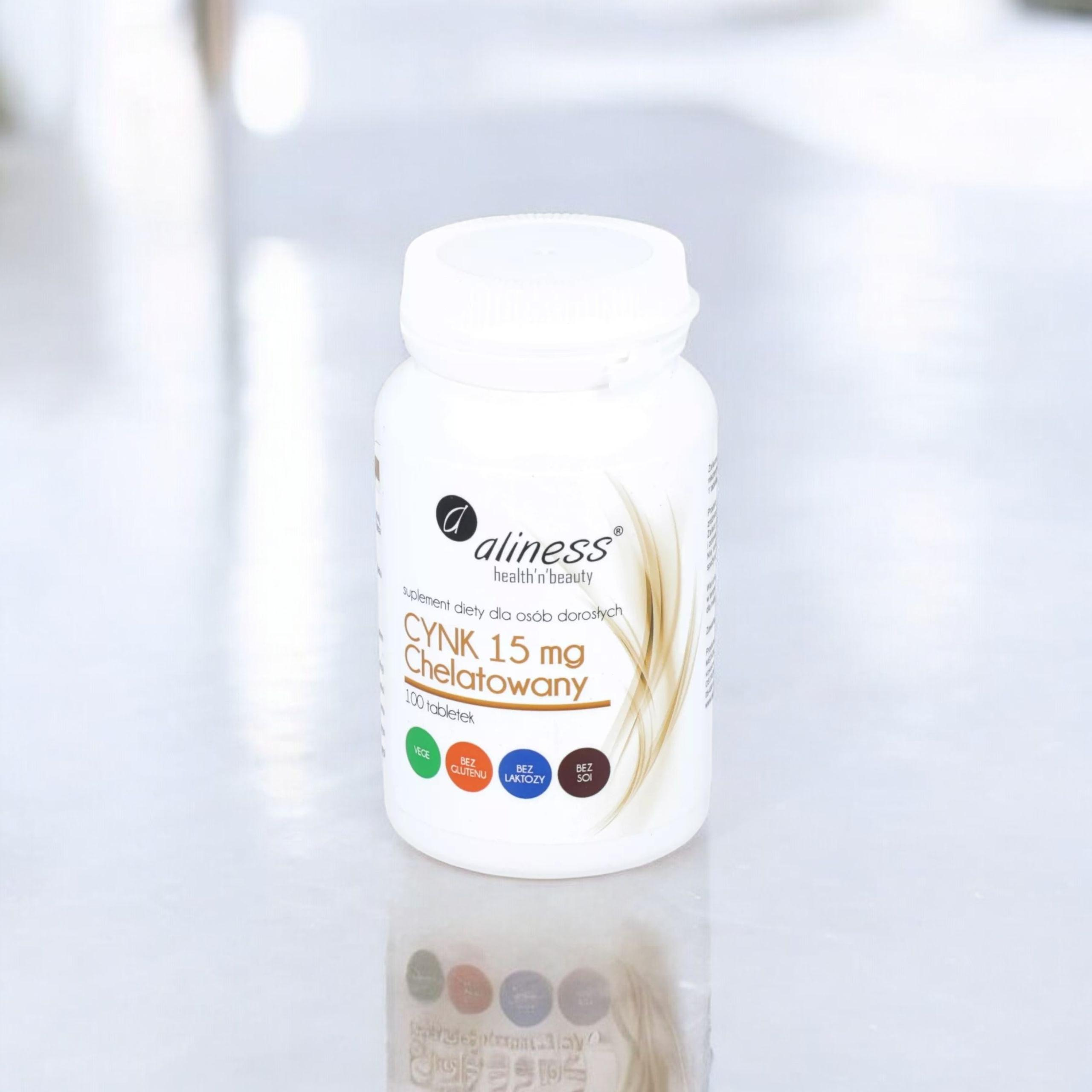 ALINESS - Chelátovaný Zinek 15mg - 100vtabs.