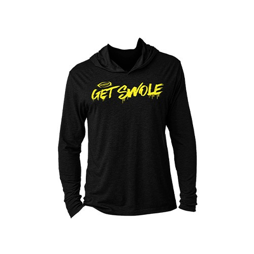 GASPARI NUTRITION Slim Hoodie - Black - Lehká mikina s kapucí