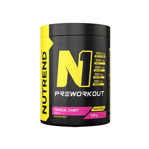 NUTREND N1 Pre Workout - 510g - VÝPRODEJ - 27-10