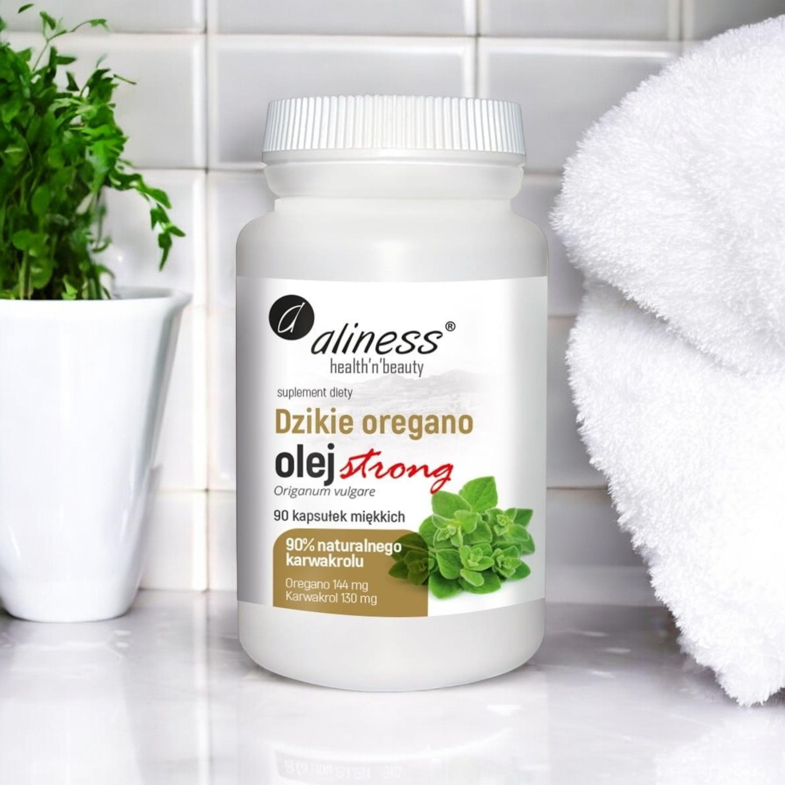 ALINESS - Oregano Olej Strong 100% Přírodní - 90vcaps.