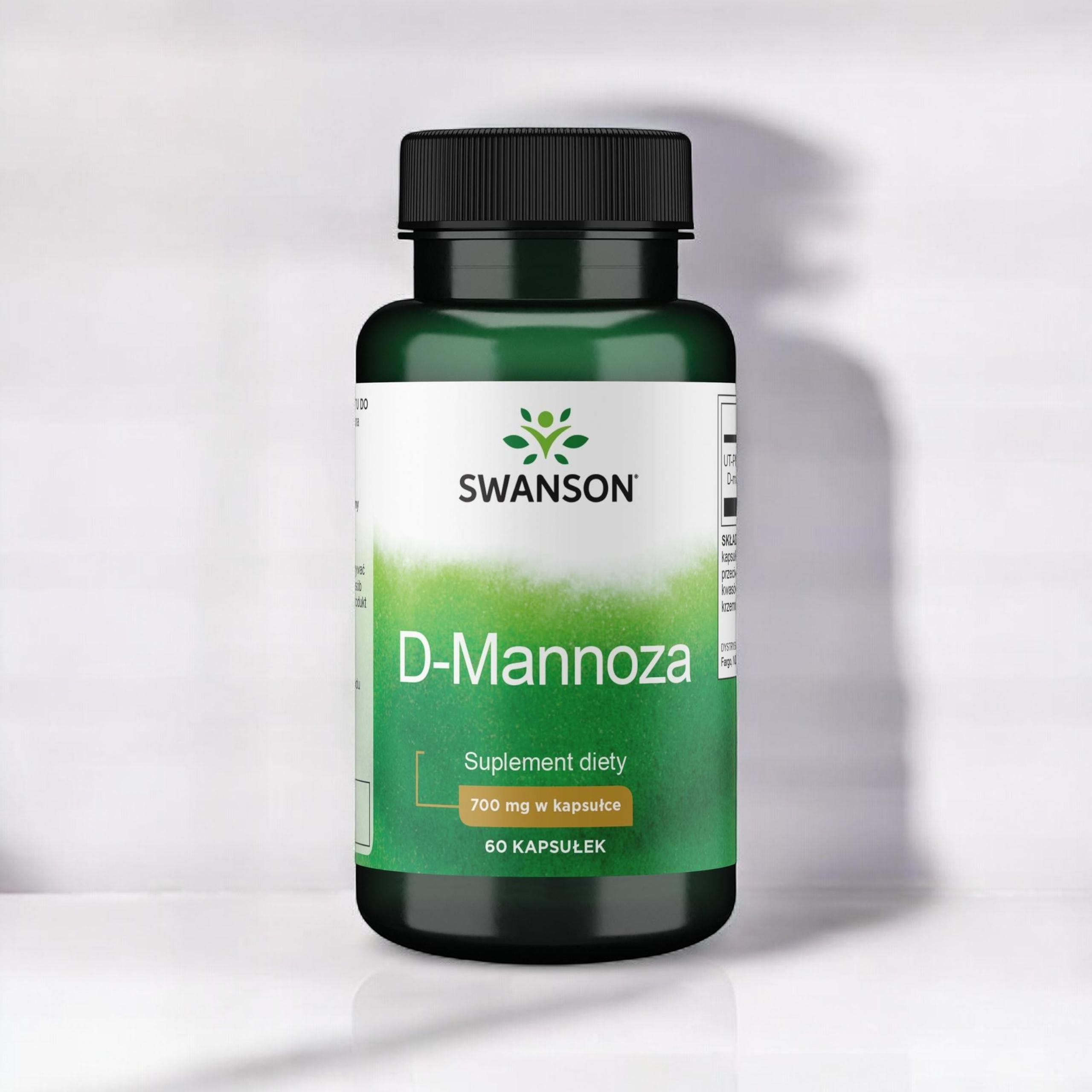 SWANSON - D-Mannóza 700mg - 60vcaps.