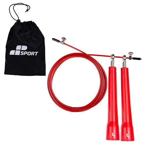 MP SPORT Jump Rope Plastic Handle - Švihadlo z plastovými úchyty - 3m