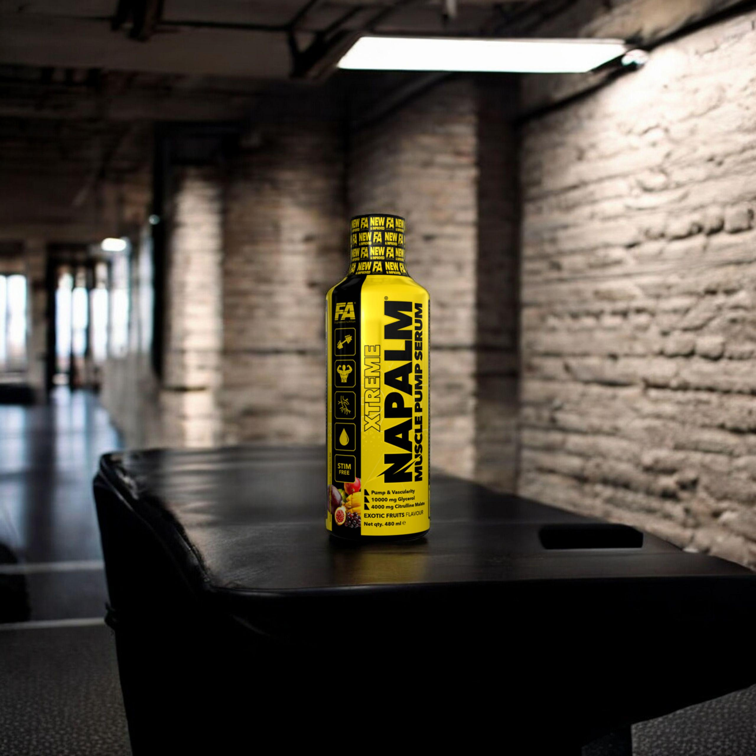 FITNESS AUTHORITY Napalm Muscle Pump Serum - 480ml - ExoticFruits - VÝPRODEJ - 31-03