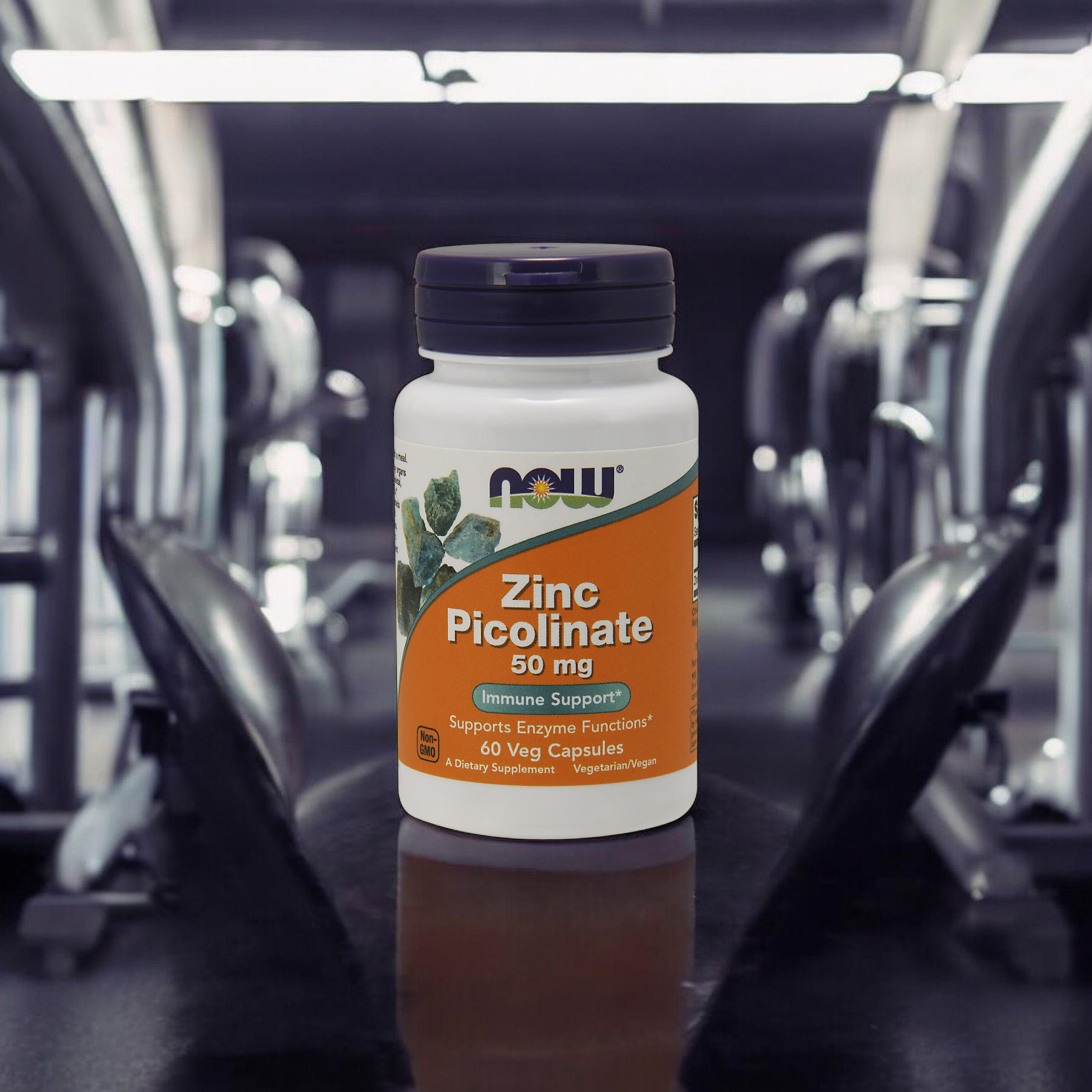 NOW Zinc Picolinate 50mg - 60vegcaps.
