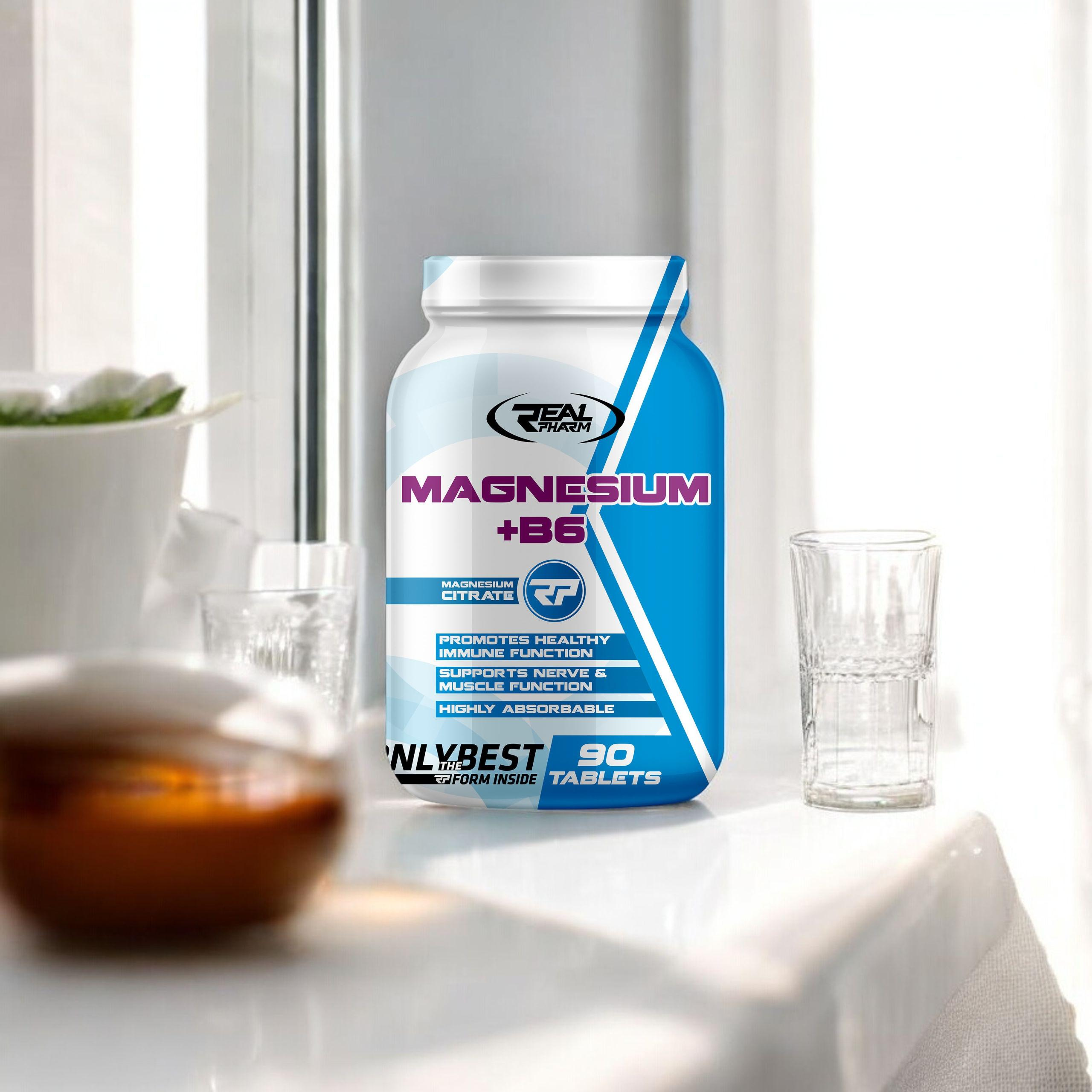 REAL PHARM Magnesium+ B6 - 90tabs