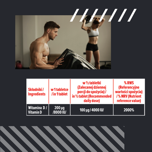 MP NUTRITION Vitamin D3 8000IU - 200tabs