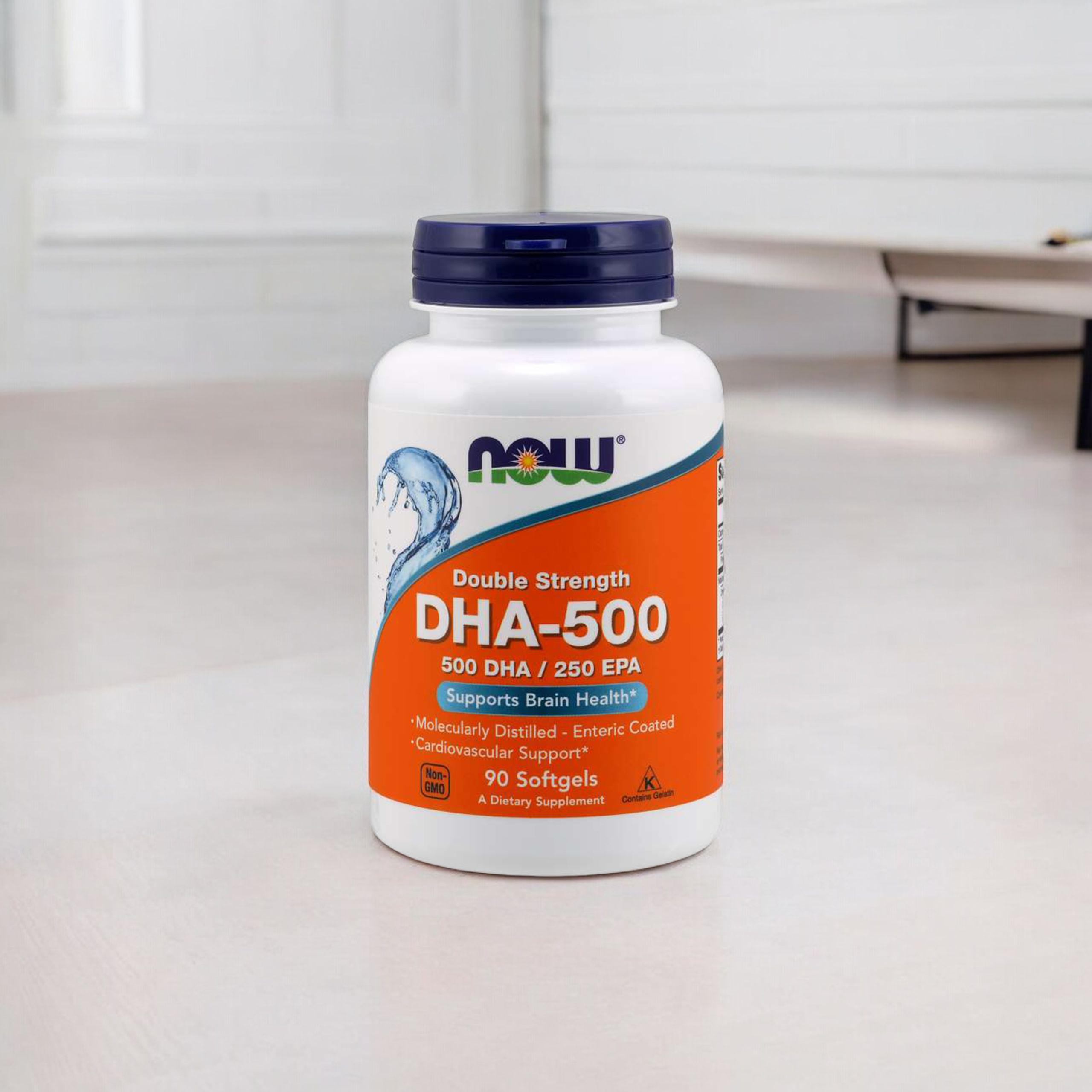 NOW DHA 500mg - 90softgels