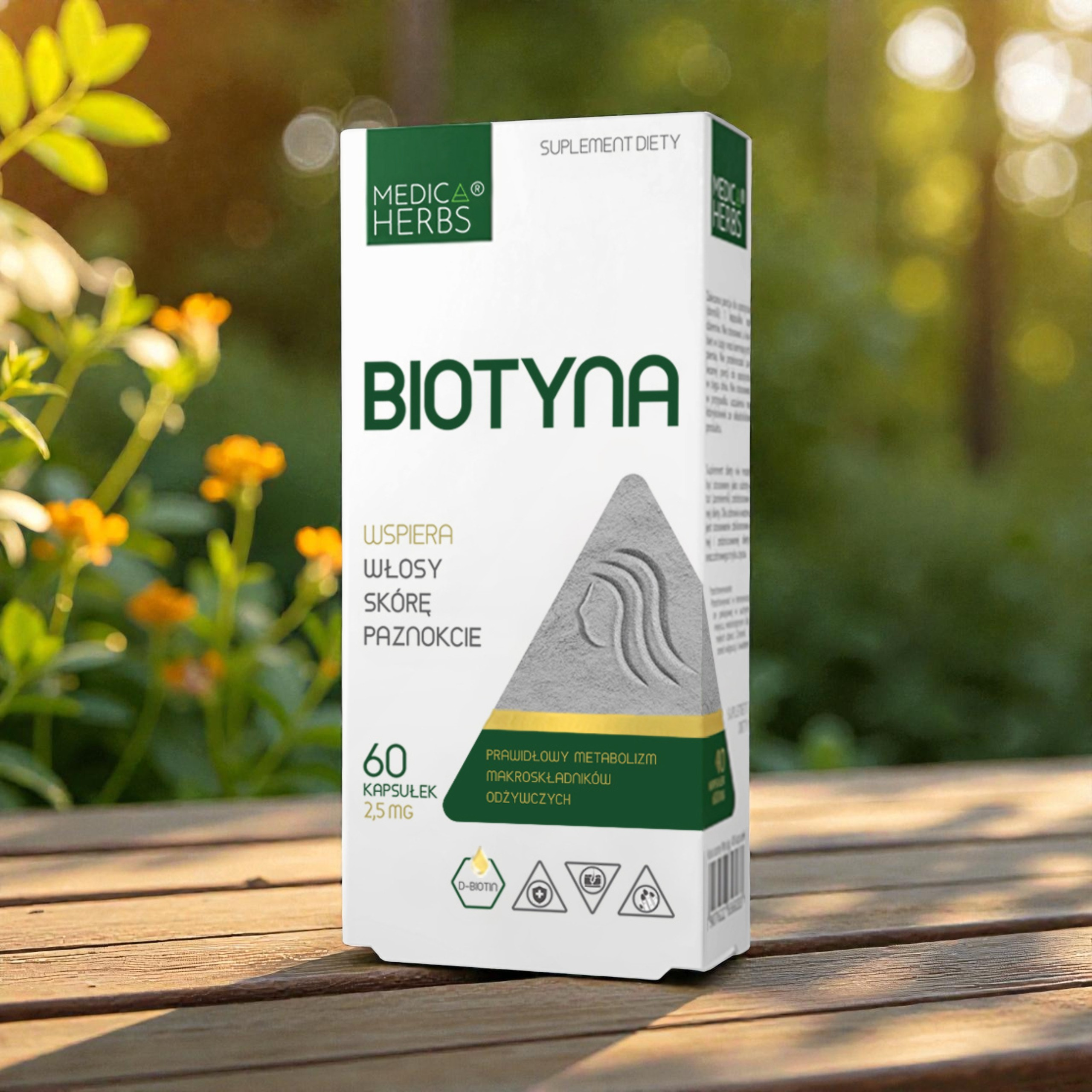 MEDICA HERBS - Biotin 2,5mg - 60tobolek