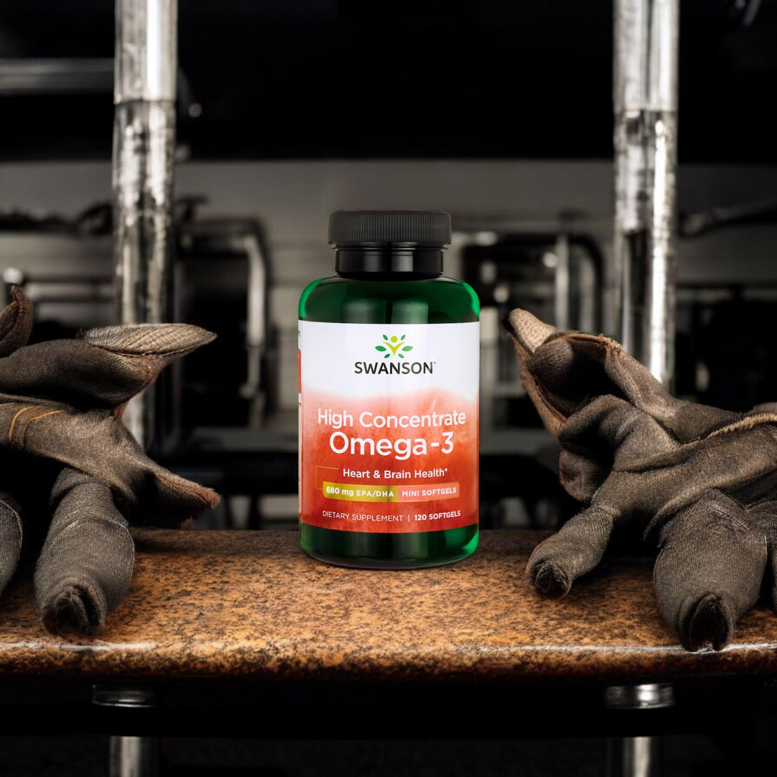 SWANSON Omega 3 High Concentrate - 120softgels