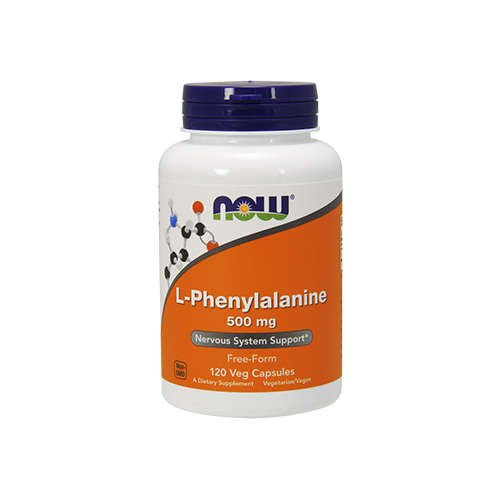 NOW L-Phenylalanine 500mg - 120vcaps - VÝPRODEJ - 31-01