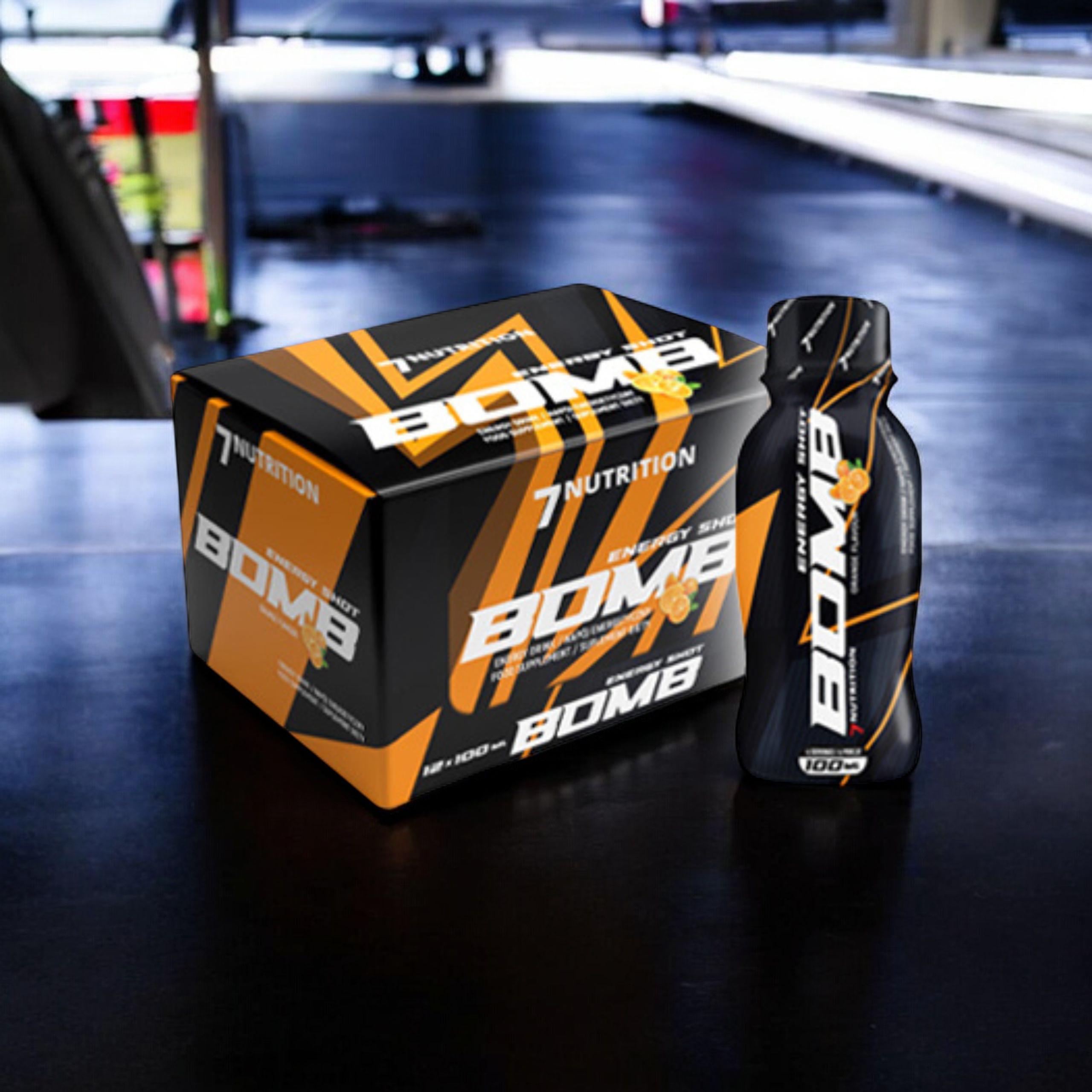 7 NUTRITION - Bomb Shot - 12x 100ml - Pomeranč