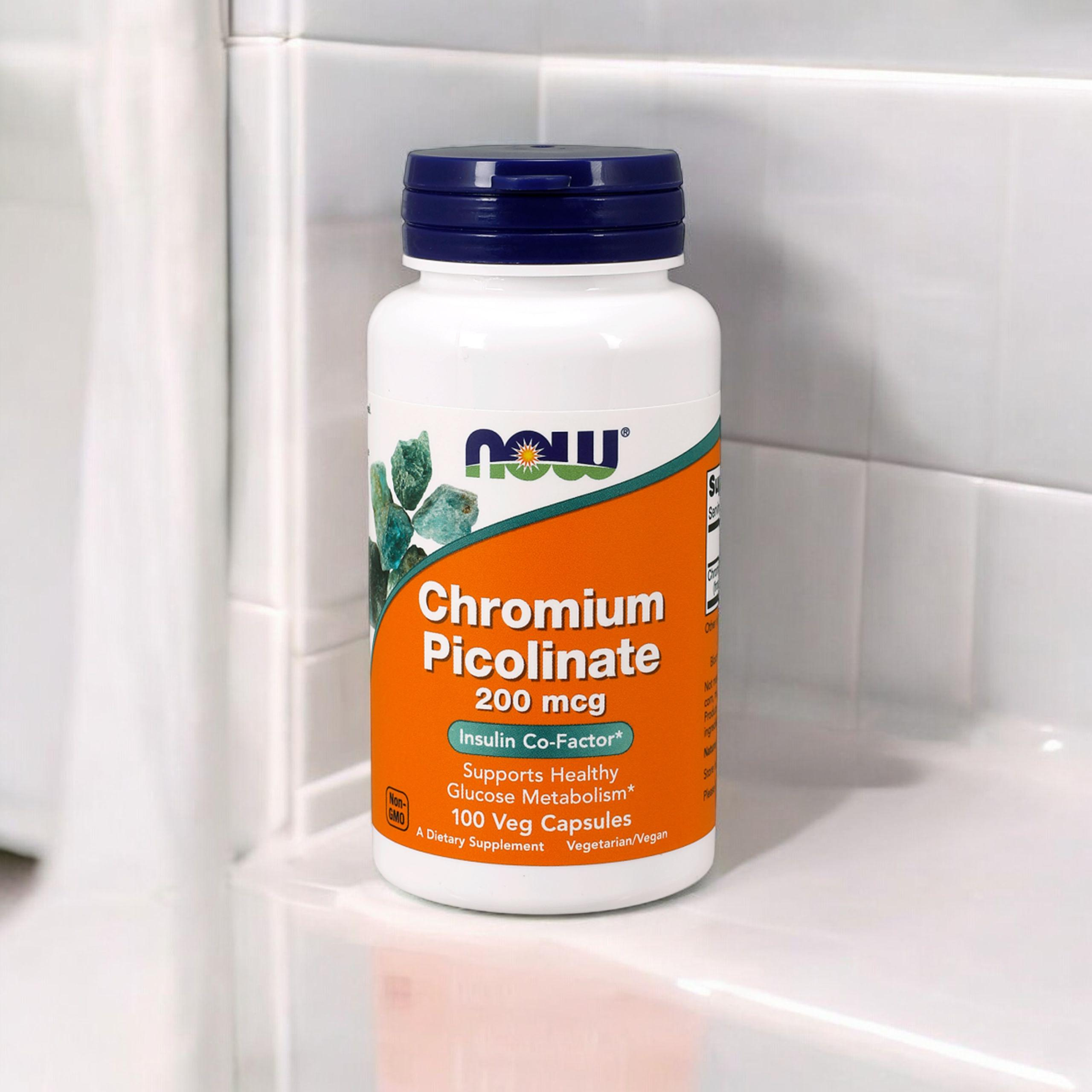 NOW Chromium Picolinate - 100vcaps