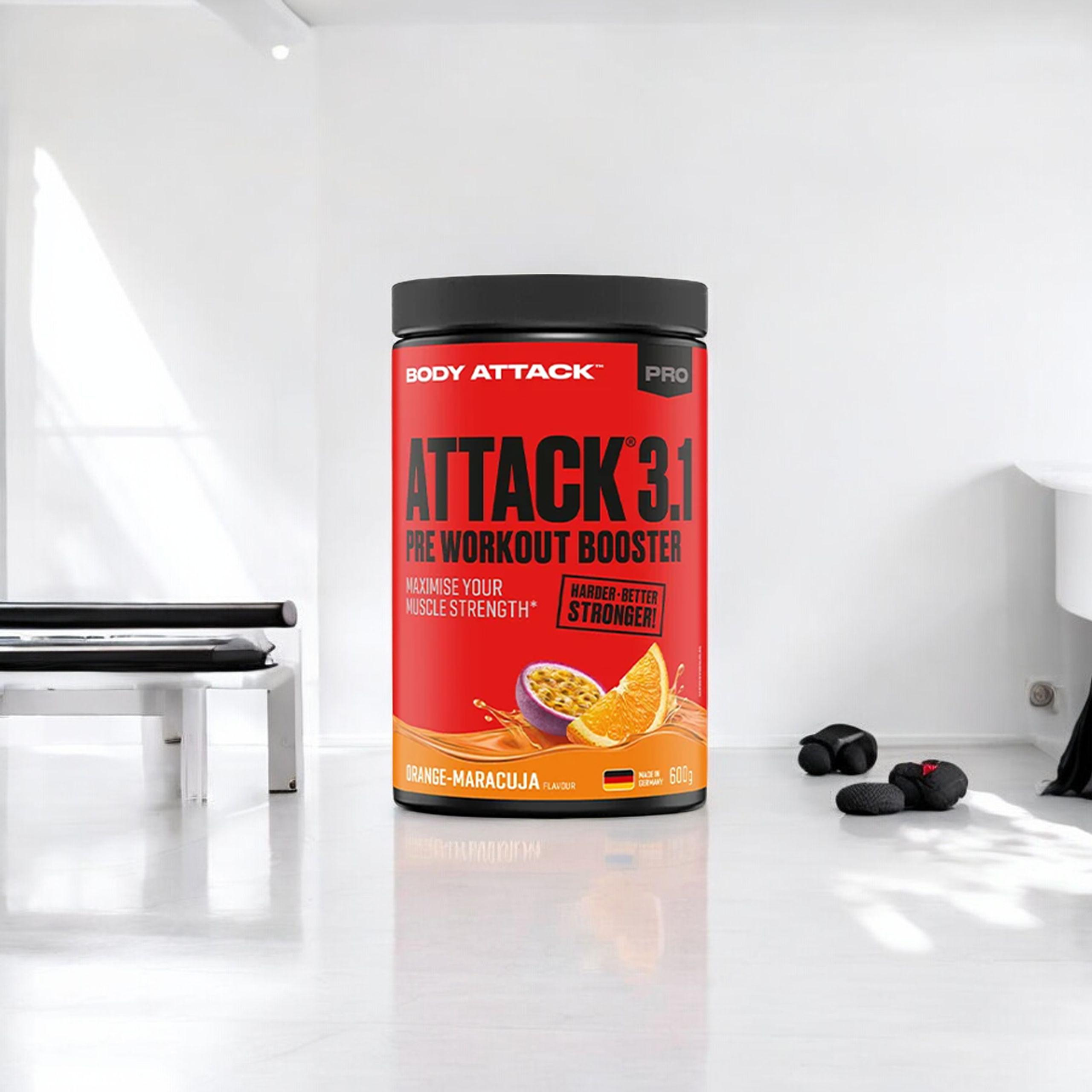 BODY ATTACK Attack 3.1 Pre Workout Booster - 600g