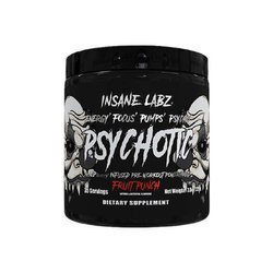 INSANE LABZ Psychotic Black - 220g - VÝPRODEJ - 27-11