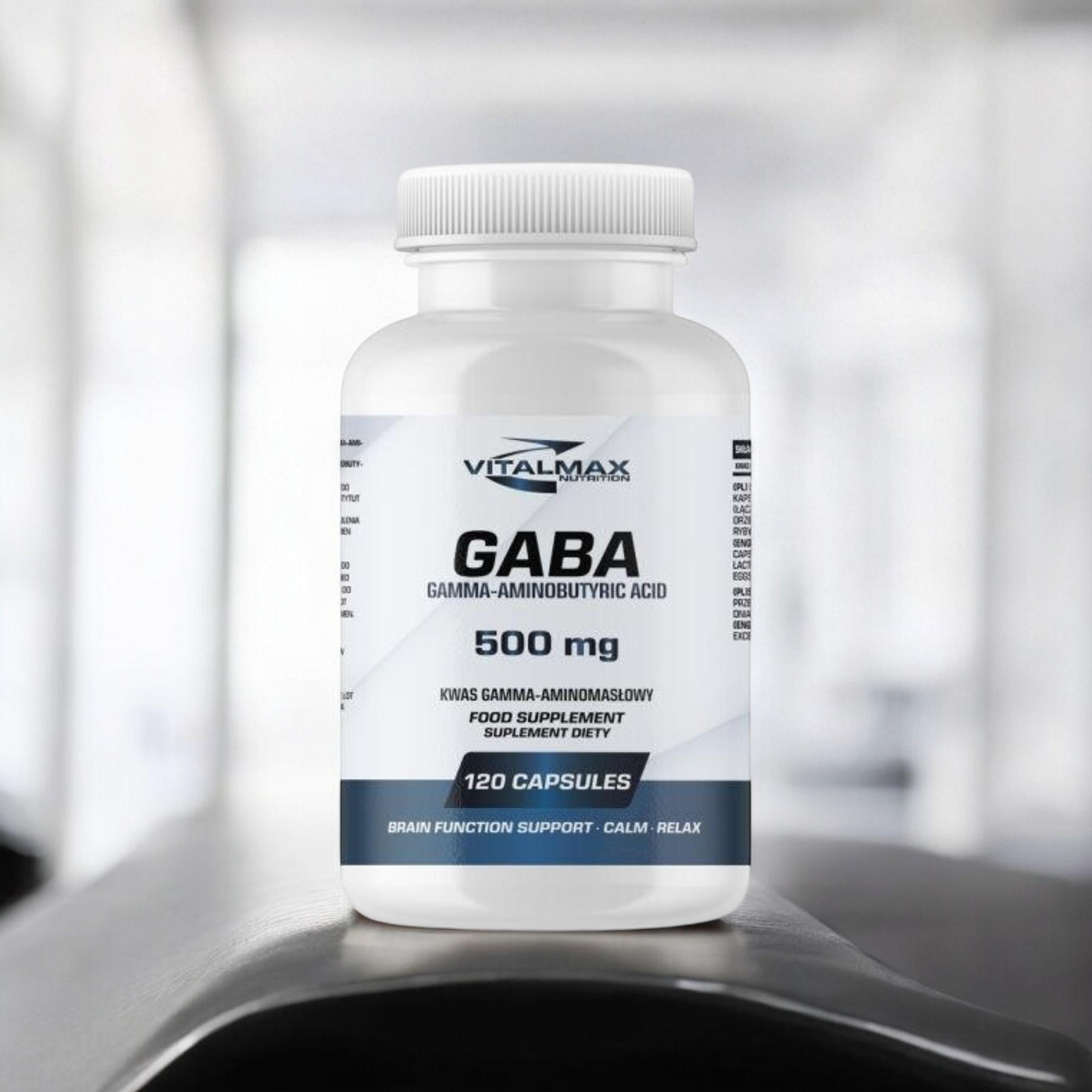 VITALMAX - GABA 500mg - 120 kapslí