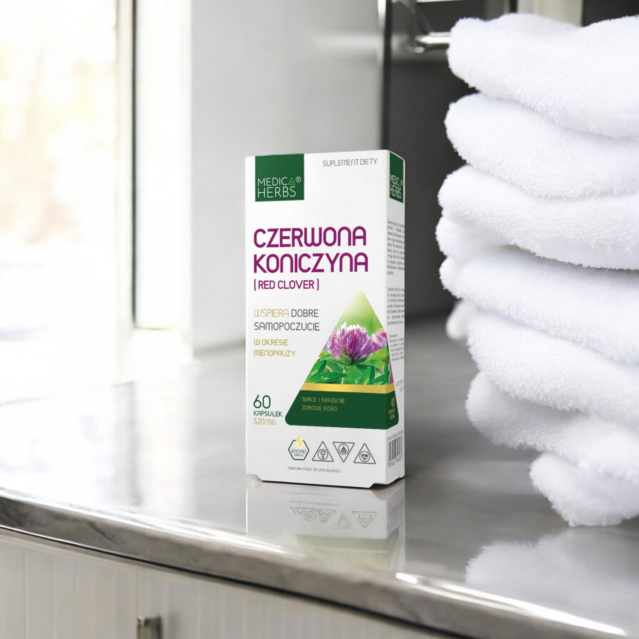 MEDICA HERBS - Červený jetel 520mg - 60tobolek