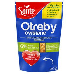 SANTE Ovesné otruby Vysokovlákninové - 200g