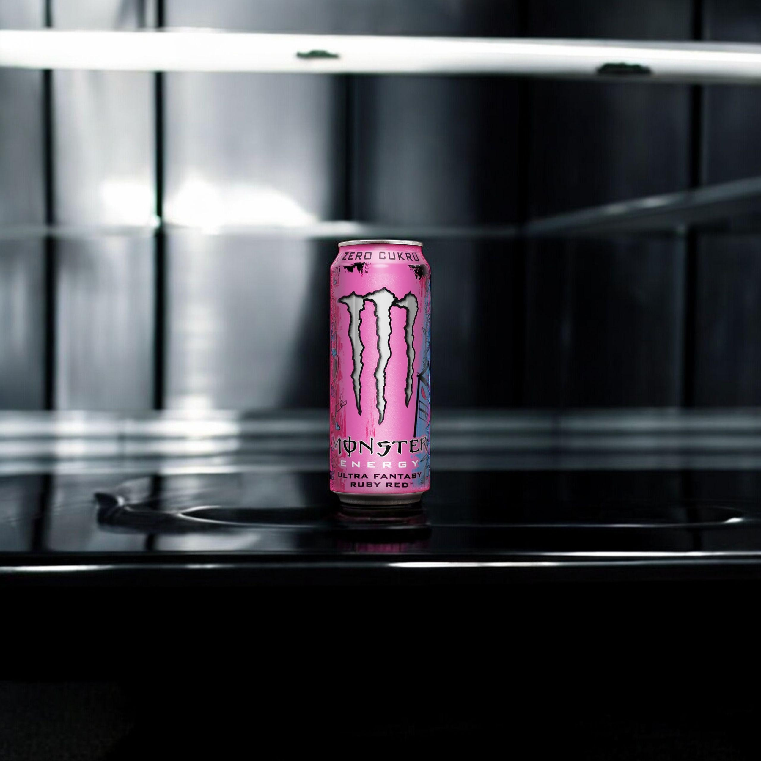 MONSTER - Monster Energy Ultra Fantasy - 500ml - Rubínově červená