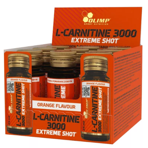 OLIMP - L-Carnitine 3000 Extreme Shot - 9x 25ml - Pomeranč