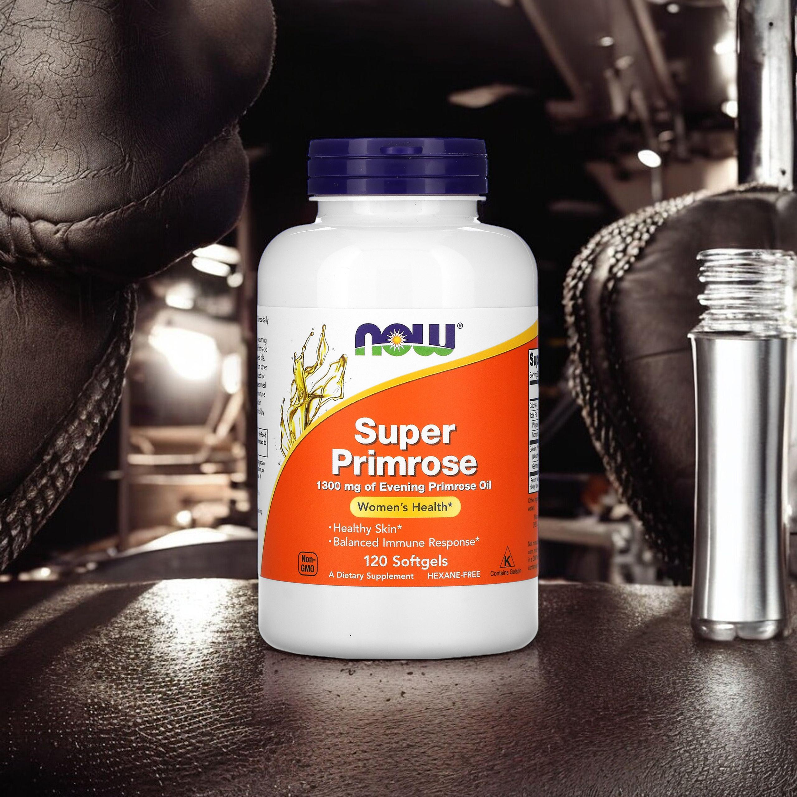 NOW Super Primrose - 120softgels. - Olej z Pupalky Dvouleté