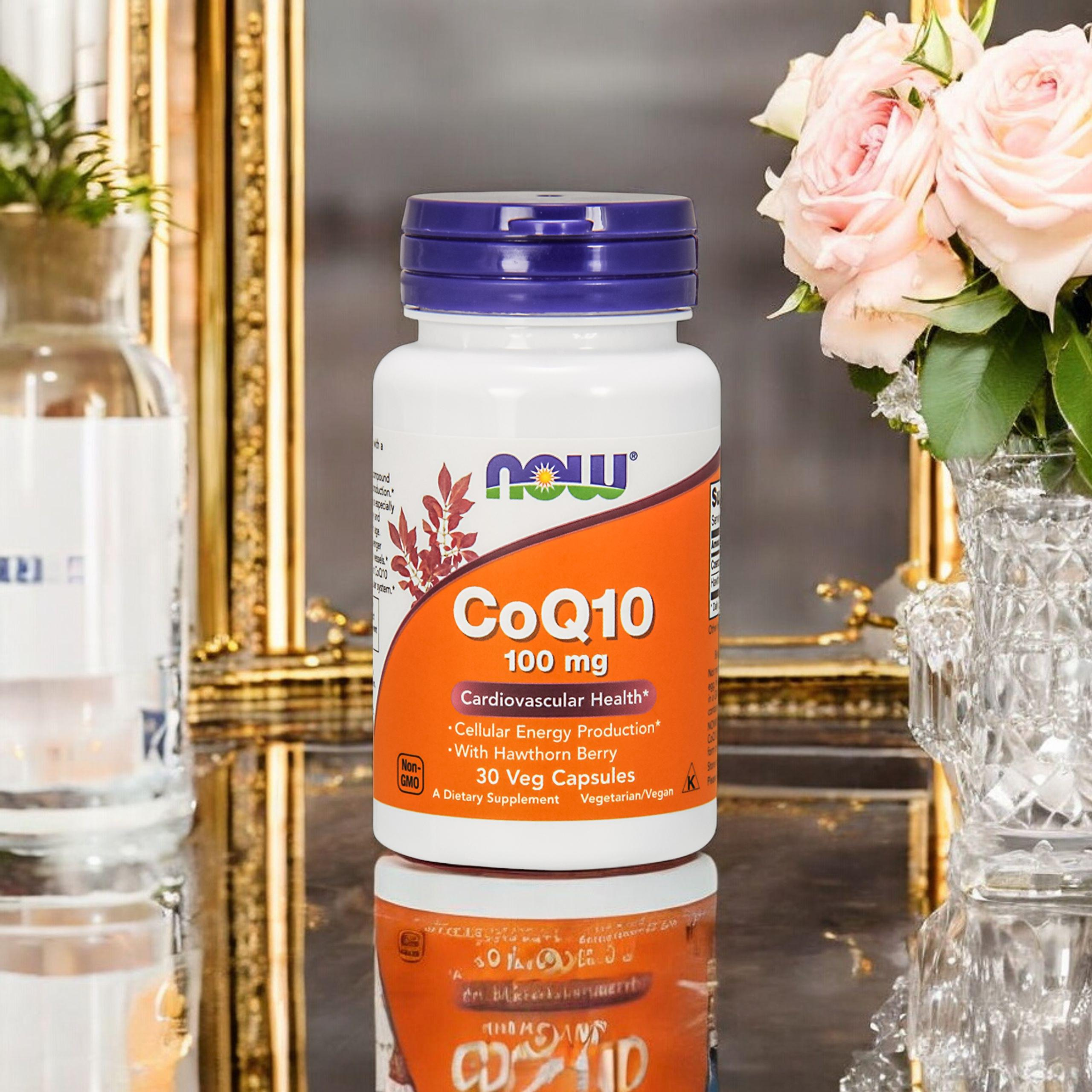 NOW CoQ10 ( Koenzym Q10 ) 100mg - 30vegcaps