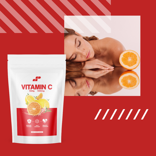MP NUTRITION 100% Vitamin C 1000mg - 1000g - Vitamín C