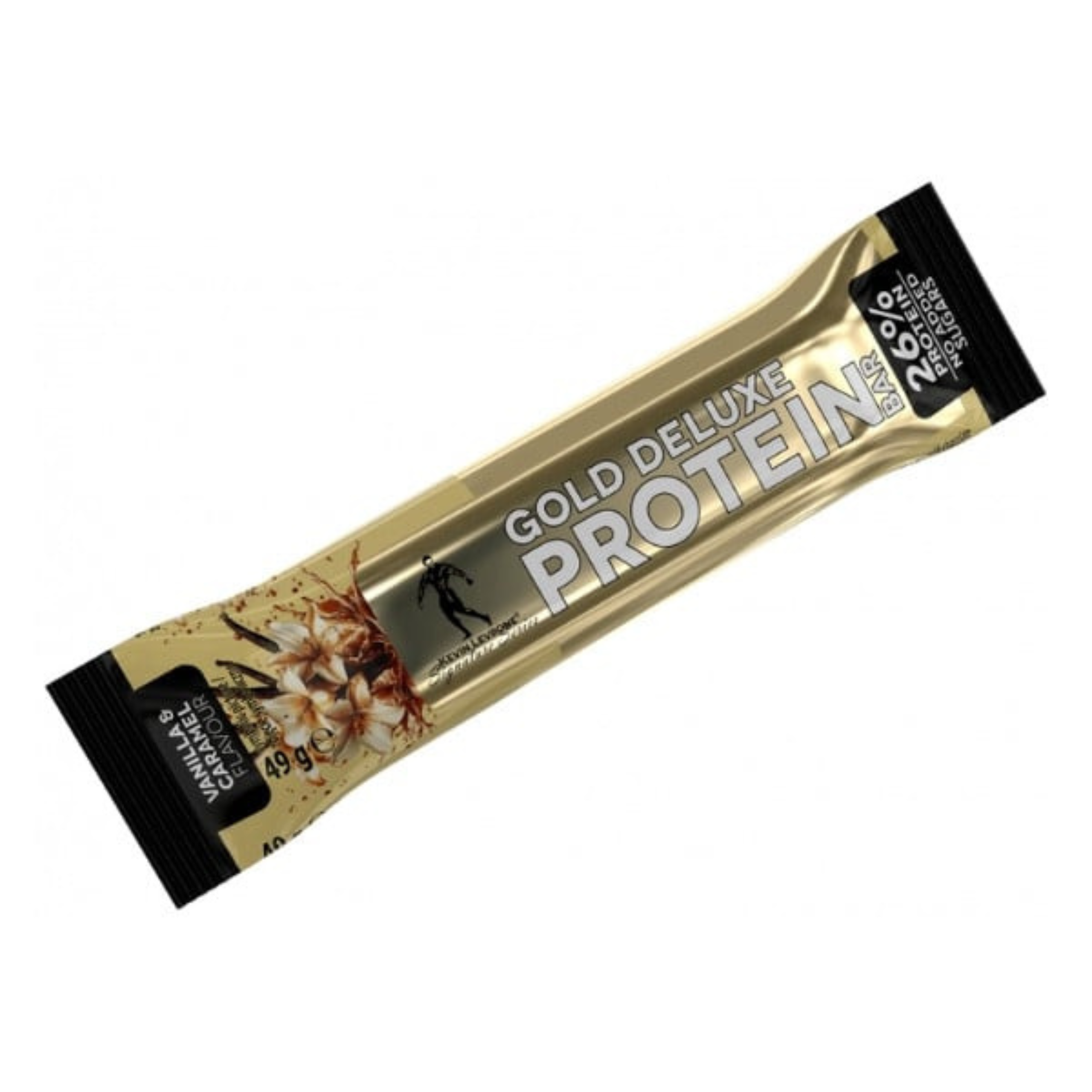 KEVIN LEVRONE - Gold Deluxe Protein Bar - 12x 48g - Vanilka Karamel - VÝPRODEJ - 30-04