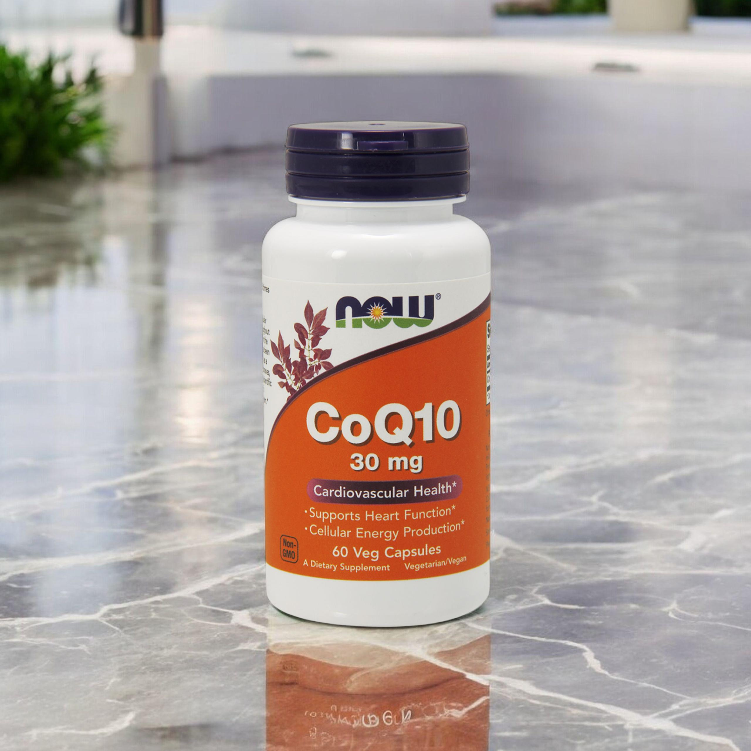 NOW CoQ10 ( Koenzym Q10 ) 30mg - 60vegcaps